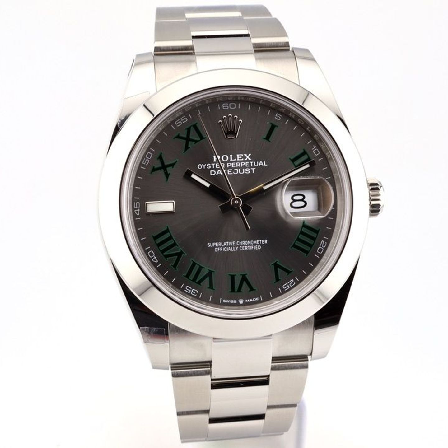 Rolex Datejust 41 126300 (2024) - Grijs wijzerplaat 41mm Staal (1/8)