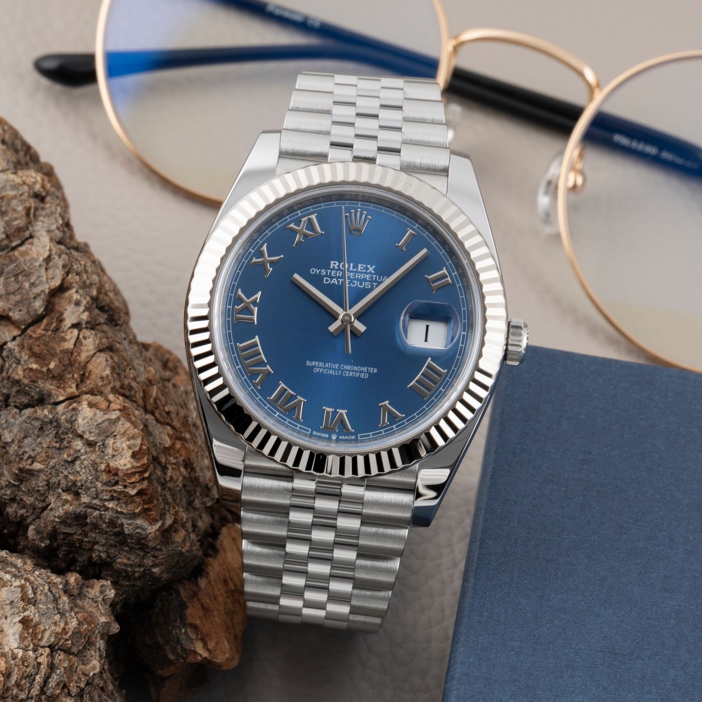 Rolex Datejust 41 126334 (Onbekend (willekeurig serienummer)) - 41mm Staal (1/8)