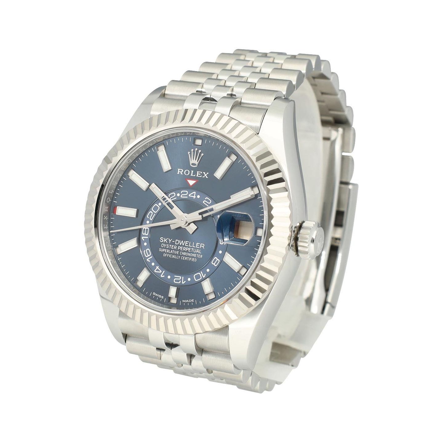 Rolex Sky-Dweller 326934 (2022) - Blauw wijzerplaat 42mm Staal (5/8)