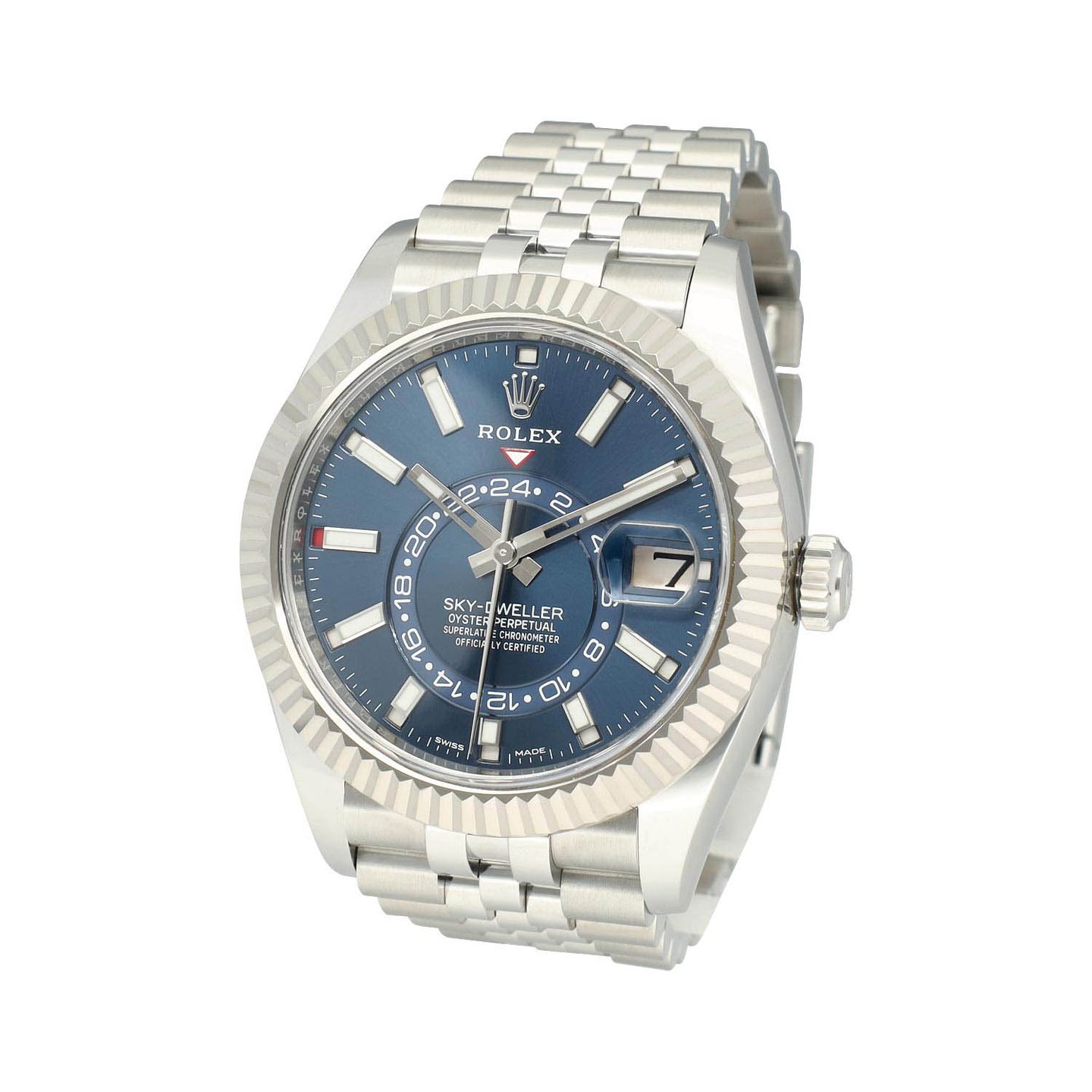 Rolex Sky-Dweller 326934 (2022) - Blauw wijzerplaat 42mm Staal (4/8)