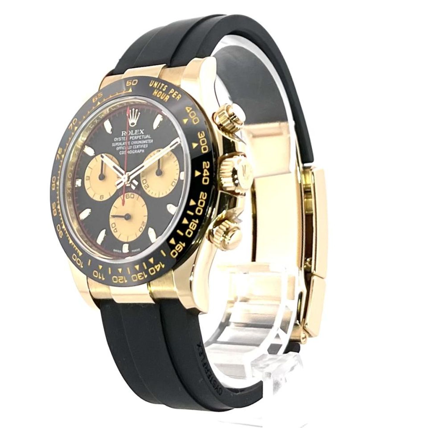 Rolex Daytona 116518LN (2020) - Black dial 40 mm Yellow Gold case (3/8)