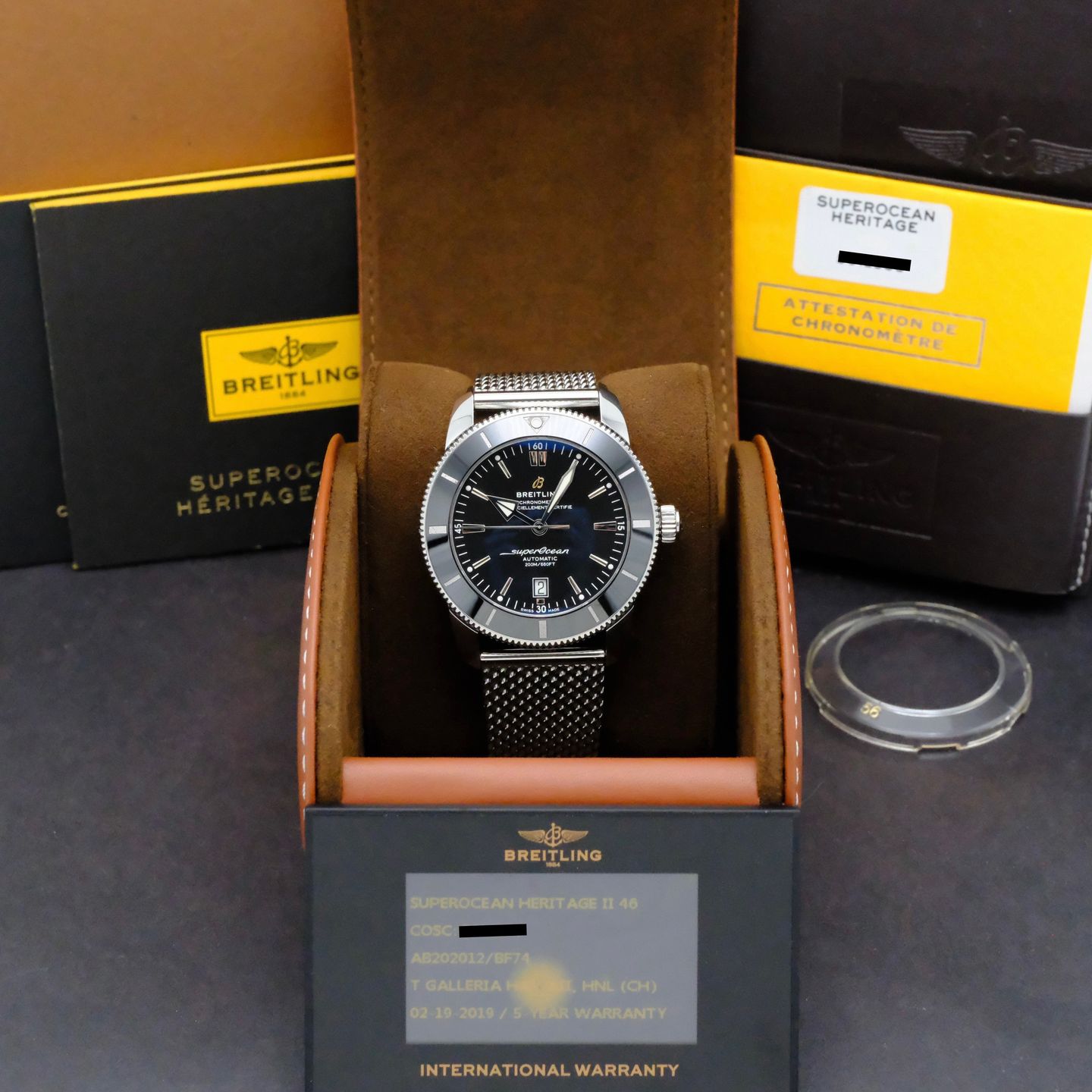 Breitling Superocean Heritage II 46 AB2020 (2019) - Black dial 46 mm Steel case (3/8)