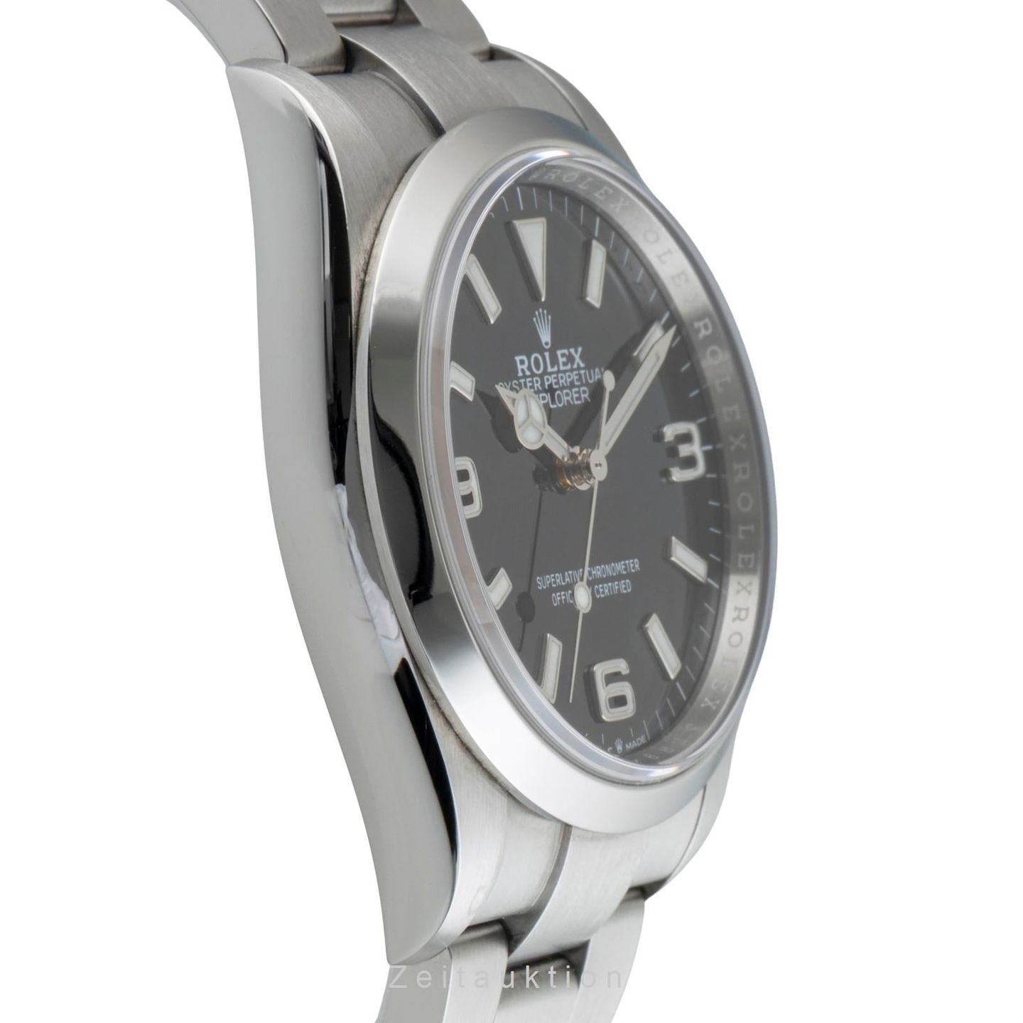 Rolex Explorer 124270 (Unknown (random serial)) - Black dial 36 mm Steel case (6/8)