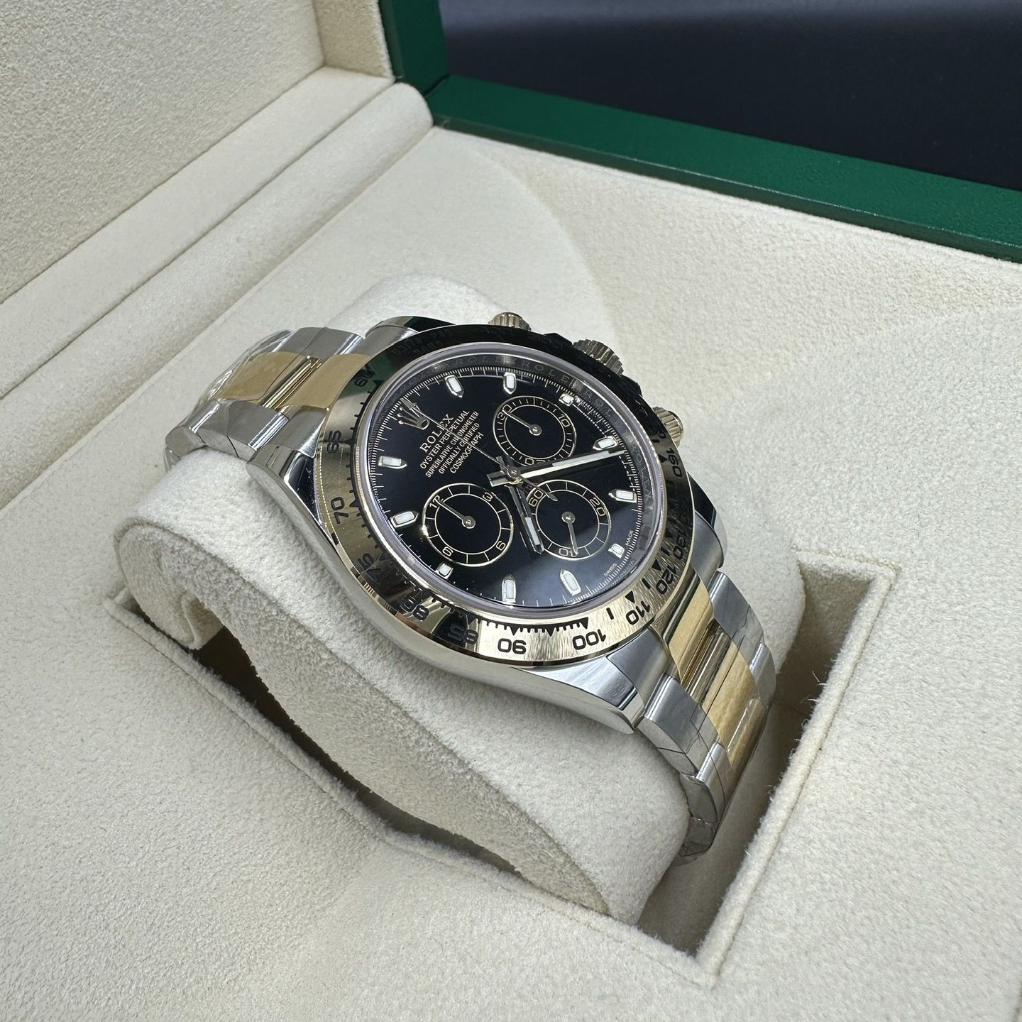 Rolex Daytona 116503 (Unknown (random serial)) - Black dial 40 mm Steel case (3/8)