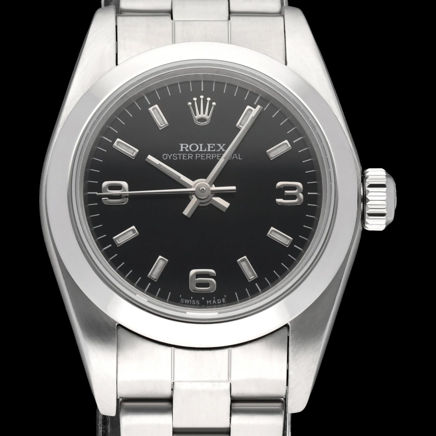Rolex Oyster Perpetual 76080 (2000) - 24 mm Steel case (1/8)