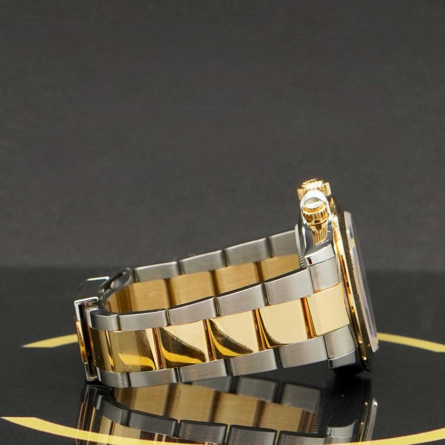 Rolex Daytona 116503 (2017) - Black dial 40 mm Gold/Steel case (6/7)