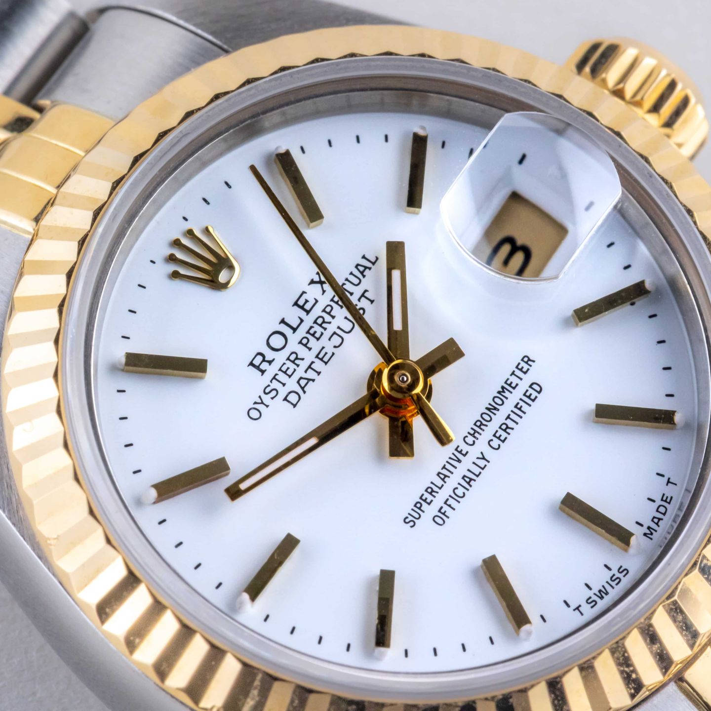 Rolex Lady-Datejust 69173 (1990) - 26mm Goud/Staal (2/8)