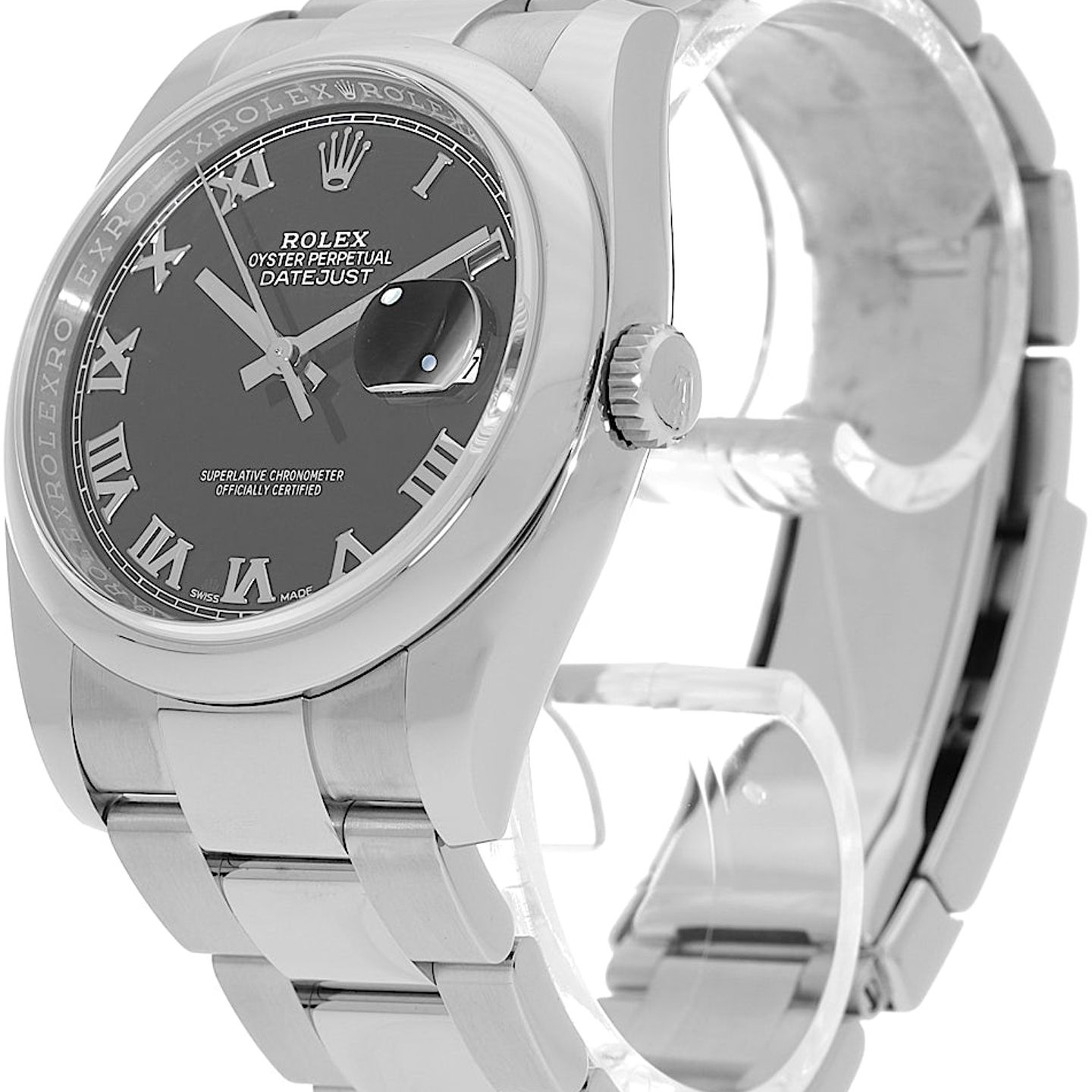 Rolex Datejust 36 116200 (2018) - Black dial 36 mm Steel case (3/5)