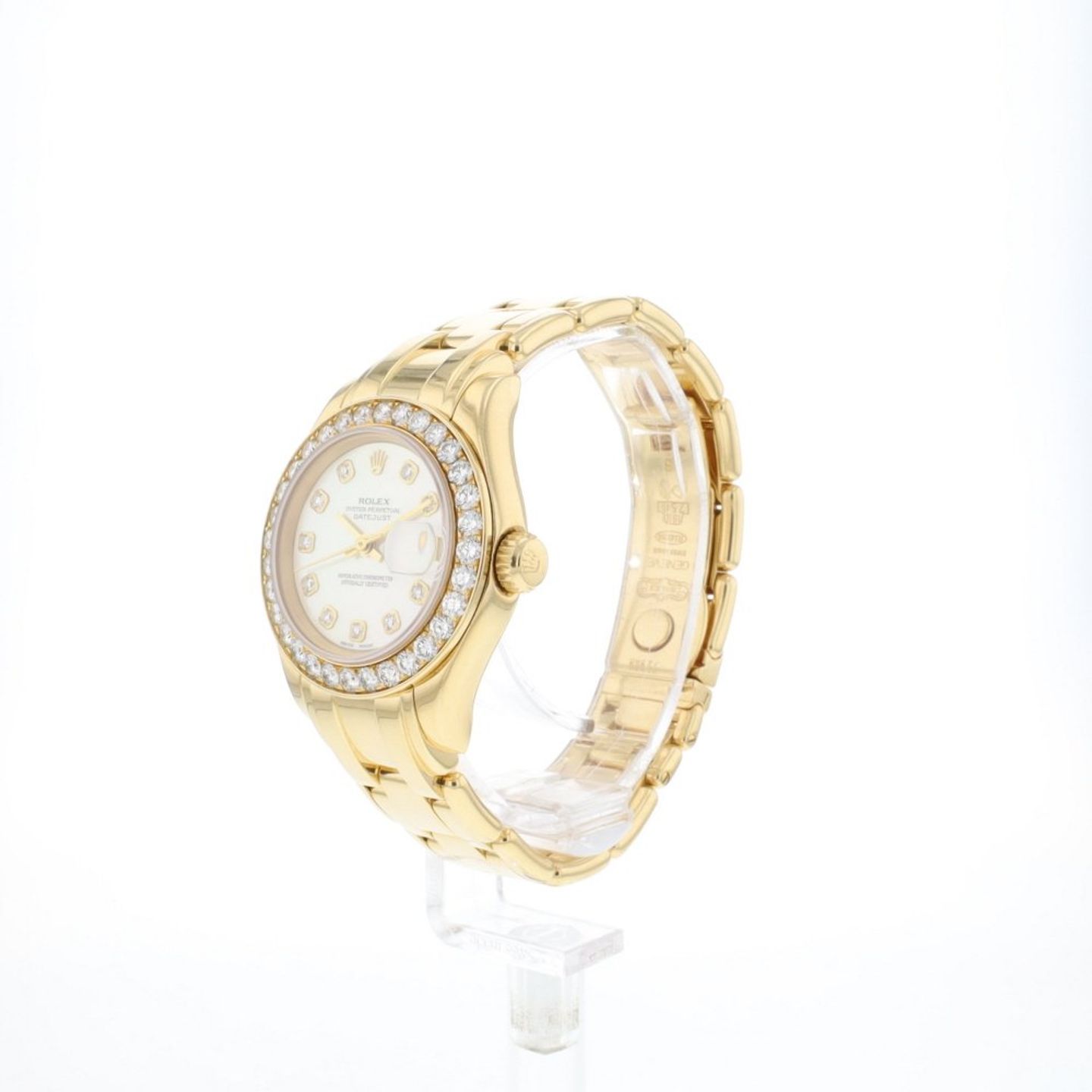 Rolex Lady-Datejust Pearlmaster 69298 (1991) - 29mm Geelgoud (2/6)