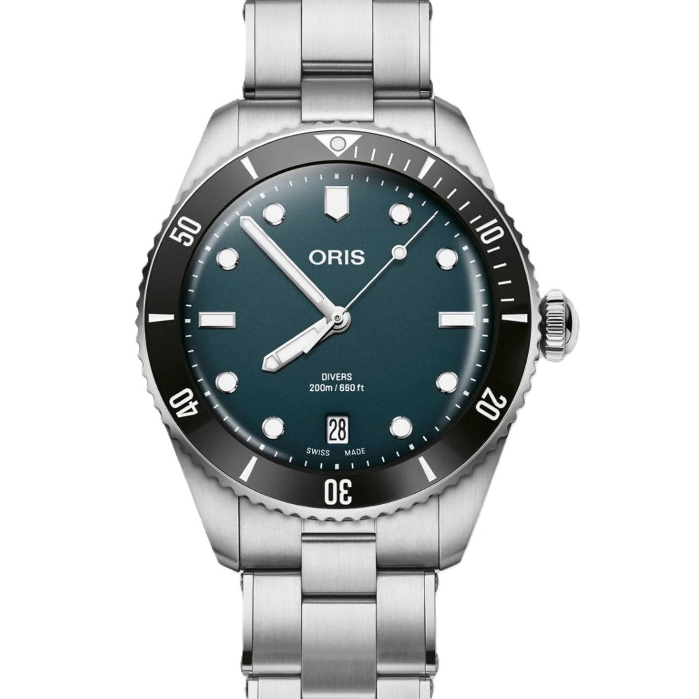 Oris Divers 01 733 7795 4054-Set (2025) - Zwart wijzerplaat 39mm Staal (1/1)