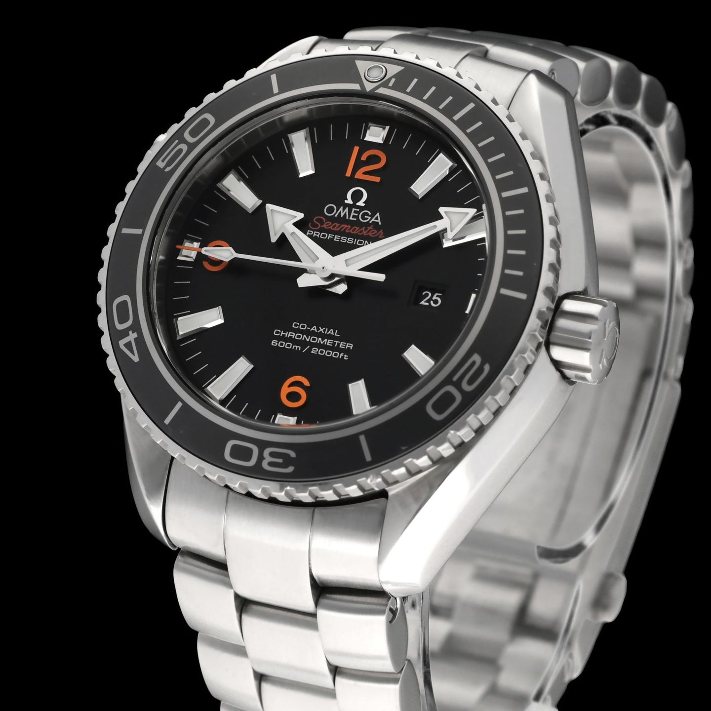 Omega Seamaster Planet Ocean 232.30.38.20.01.002 (2018) - Black dial 38 mm Steel case (7/8)