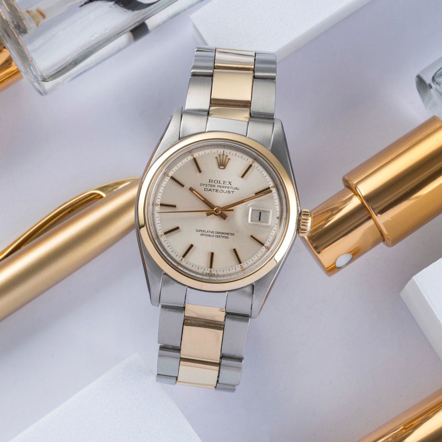 Rolex Datejust 1600 (1973) - 36mm Staal (1/8)