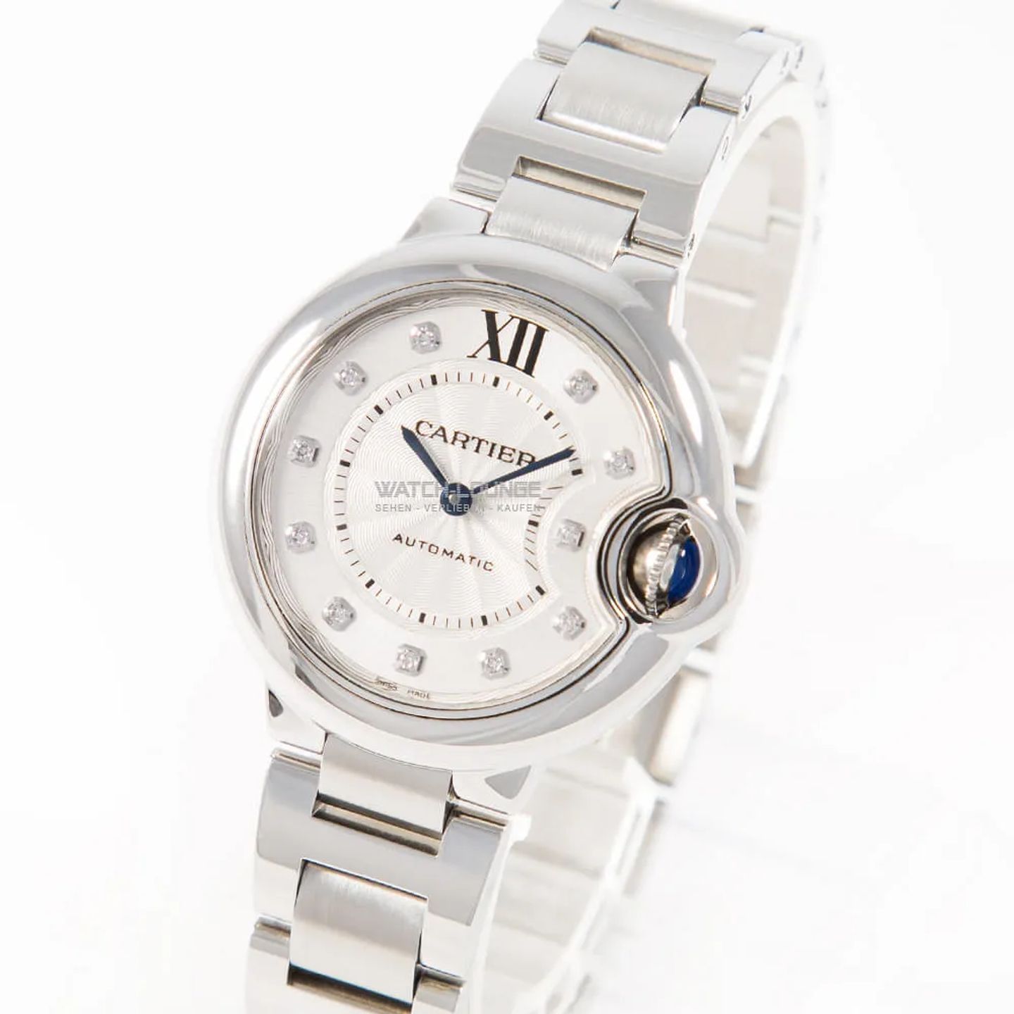 Cartier Ballon Bleu 33mm WE902074 (2022) - Zilver wijzerplaat 33mm Staal (1/8)
