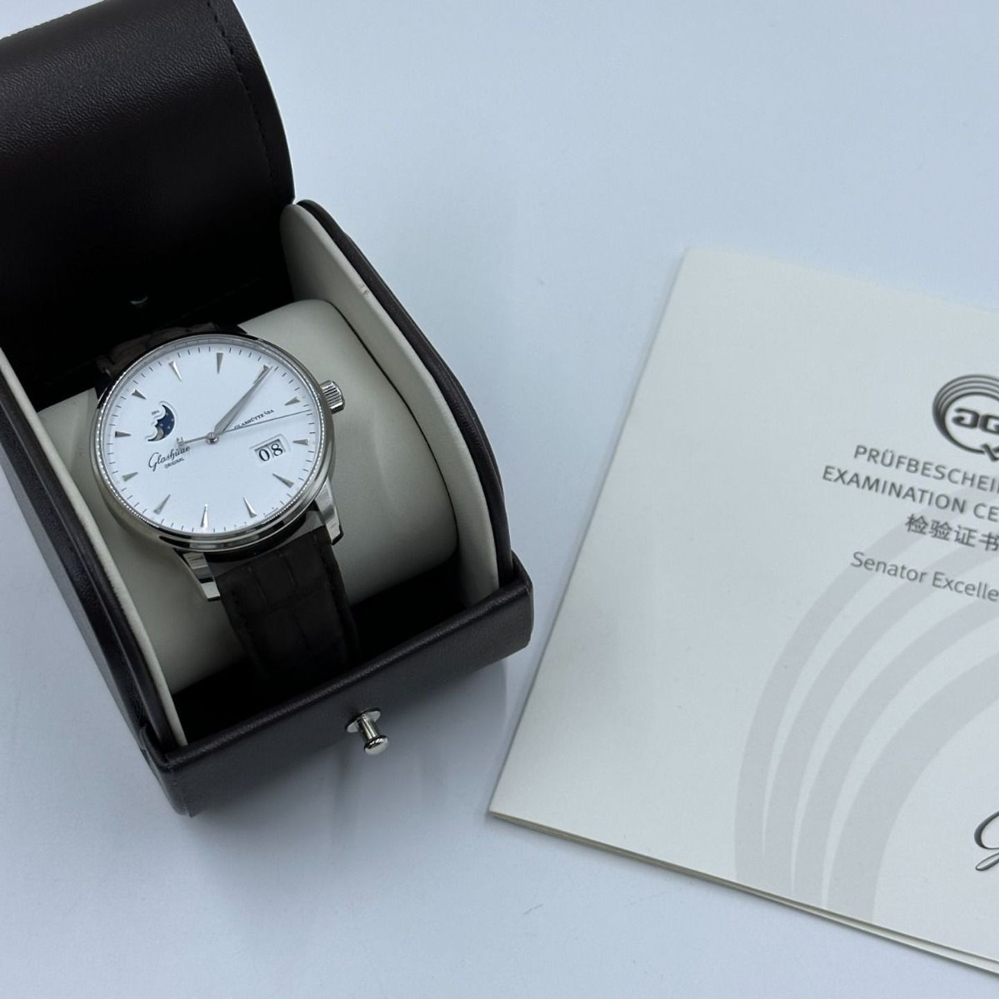 Glashütte Original Senator Excellence 1-36-04-05-02-31 (2024) - White dial 42 mm Steel case (2/8)