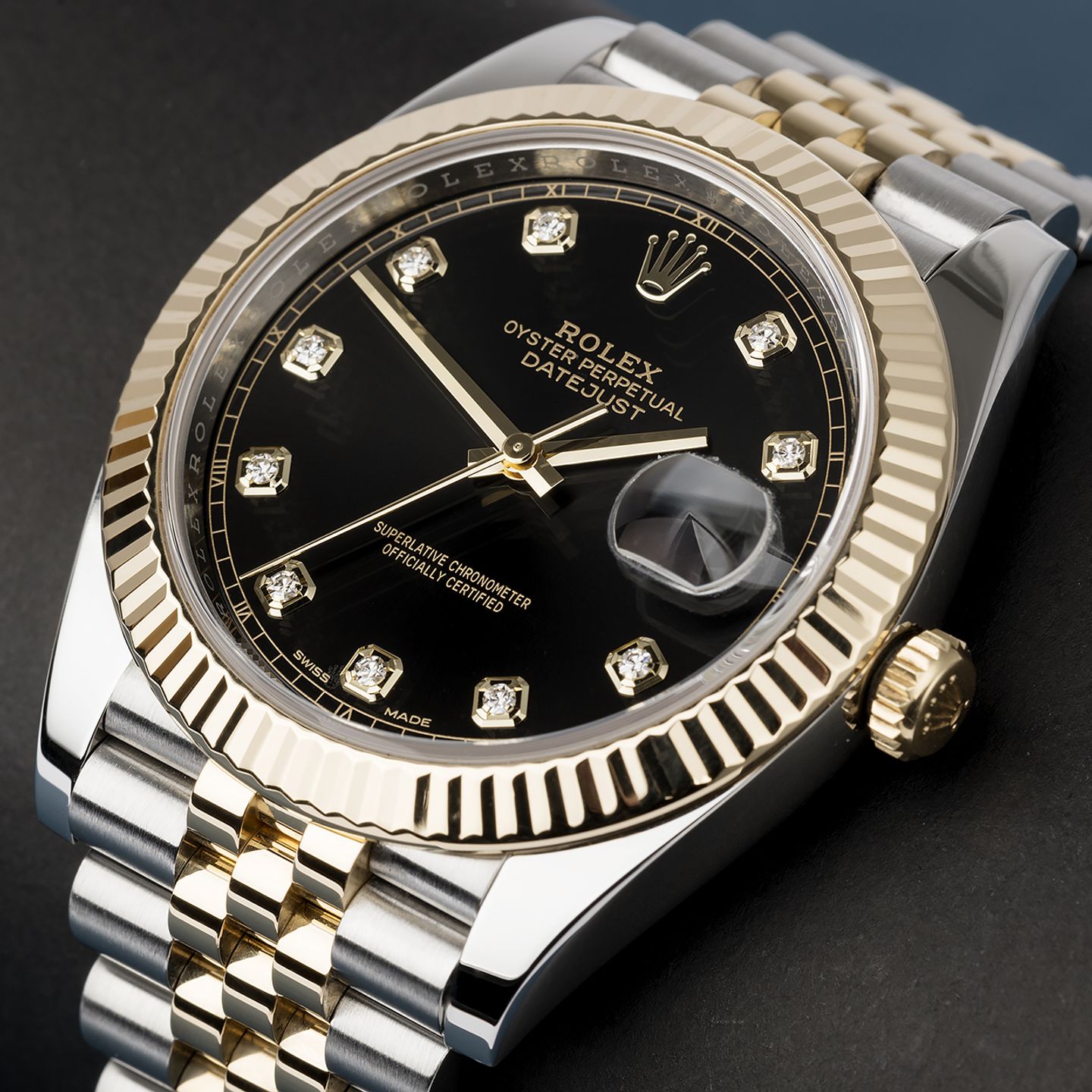 Rolex Datejust 41 126333 (2022) - Zwart wijzerplaat 41mm Goud/Staal (1/6)