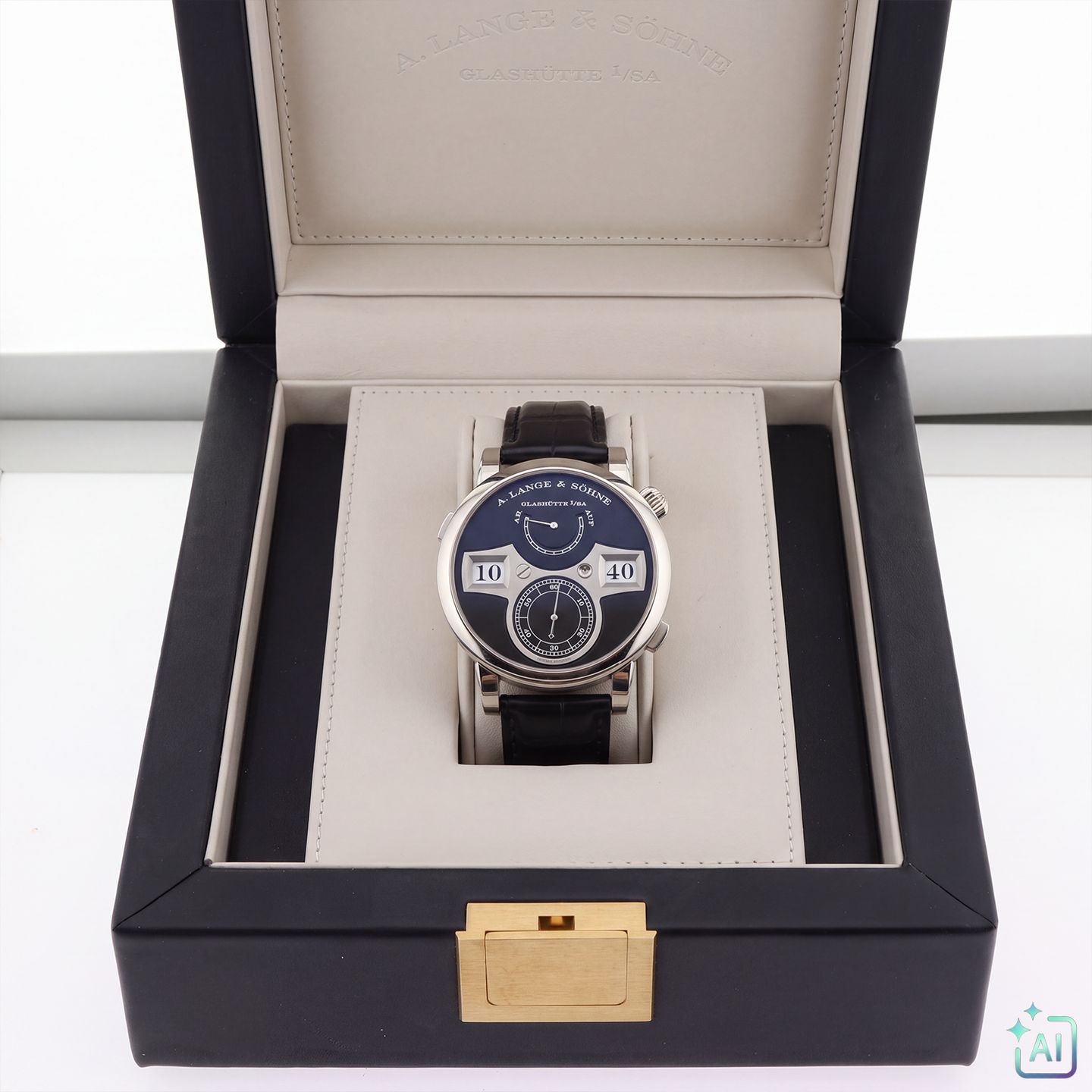 A. Lange & Söhne Zeitwerk 140.029 (2015) - 42mm Witgoud (5/5)