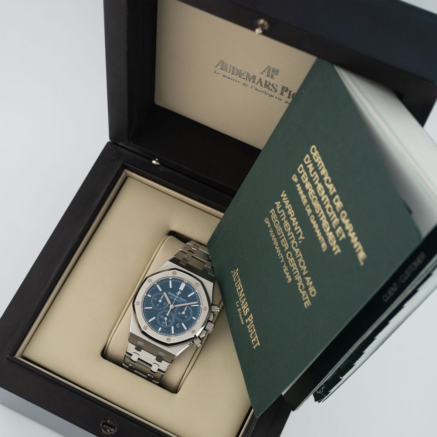 Audemars Piguet Royal Oak Chronograph 26320ST.OO.1220ST.03 (2015) - Blue dial 41 mm Steel case (5/5)