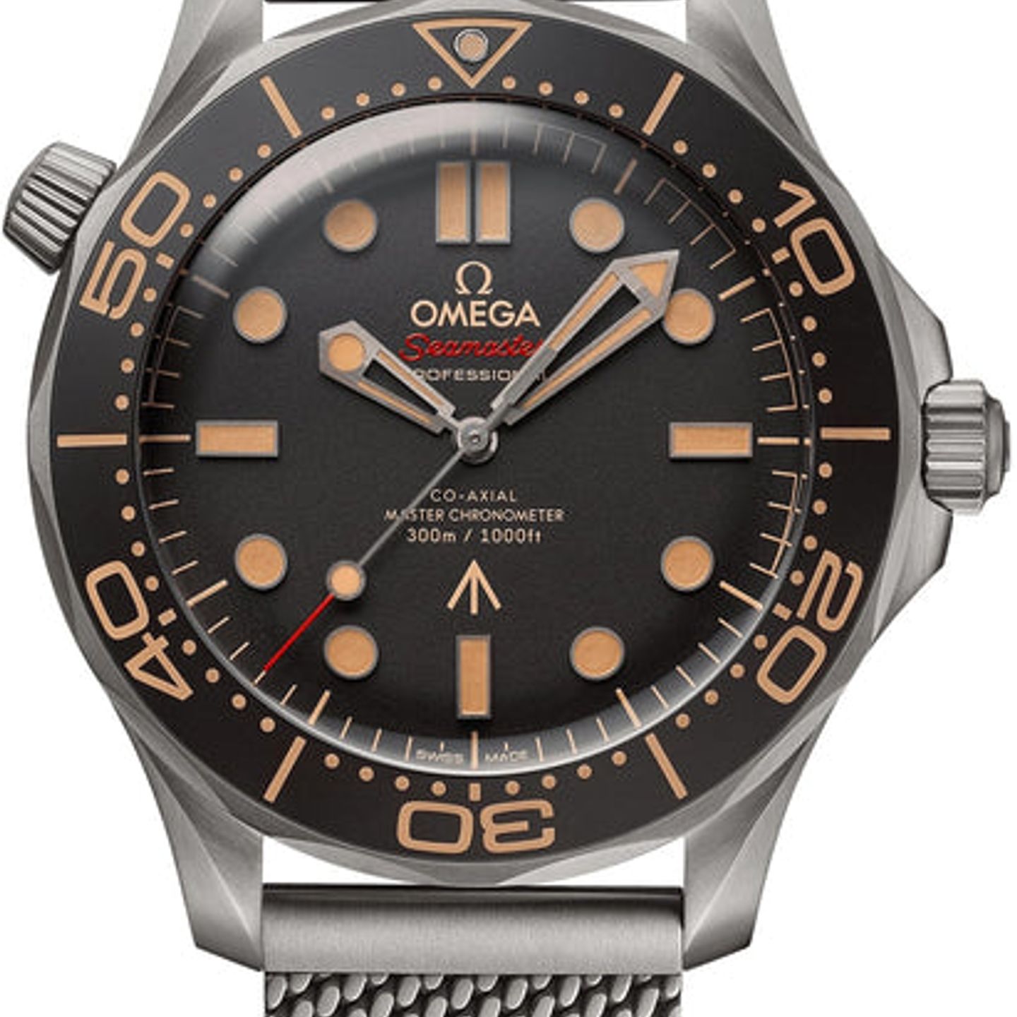 Omega Seamaster Diver 300 M 210.90.42.20.01.001 (2026) - Bruin wijzerplaat 42mm Titanium (2/2)