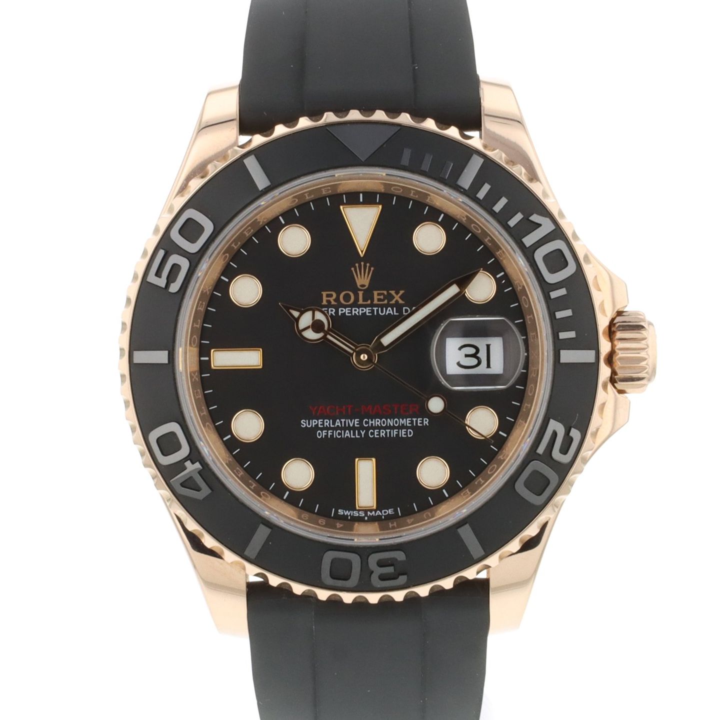 Rolex Yacht-Master 40 116655 (2018) - 40 mm Rose Gold case (1/3)