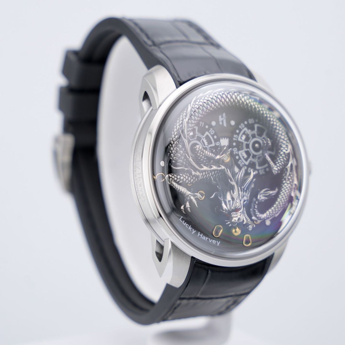 Lucky harvey Unknown Silver Dragon (2025) - Black dial 43 mm Steel case (8/8)