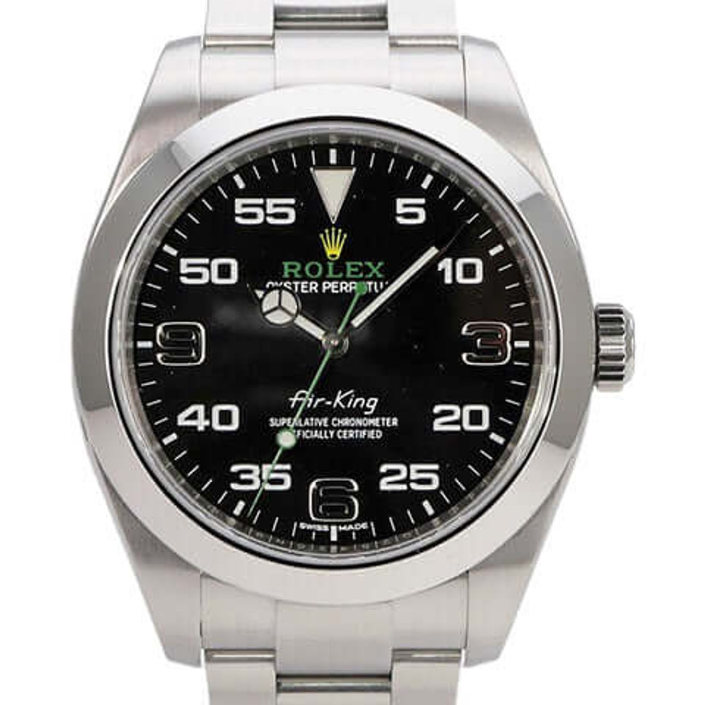 Rolex Air-King 116900 (2019) - Black dial 40 mm Steel case (1/8)