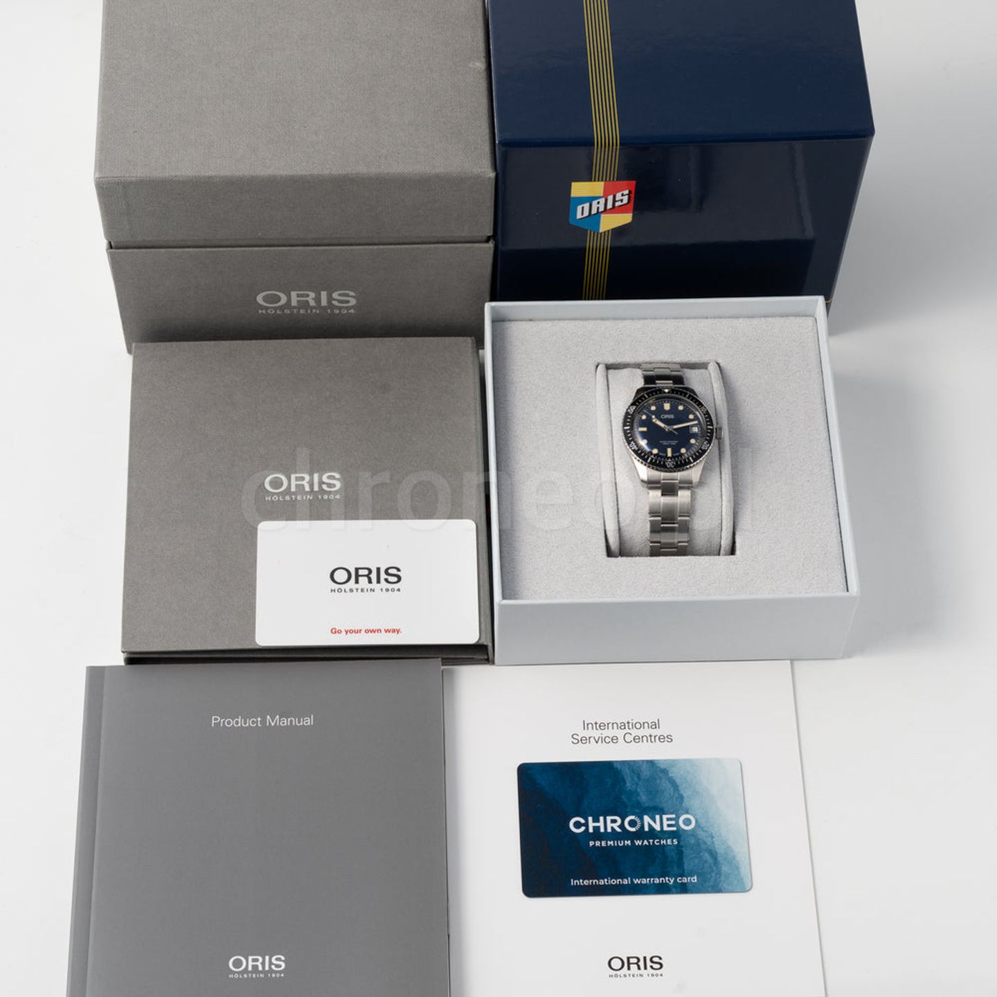 Oris Divers Sixty Five 01 733 7747 4055-07 4 17 18 - (8/8)