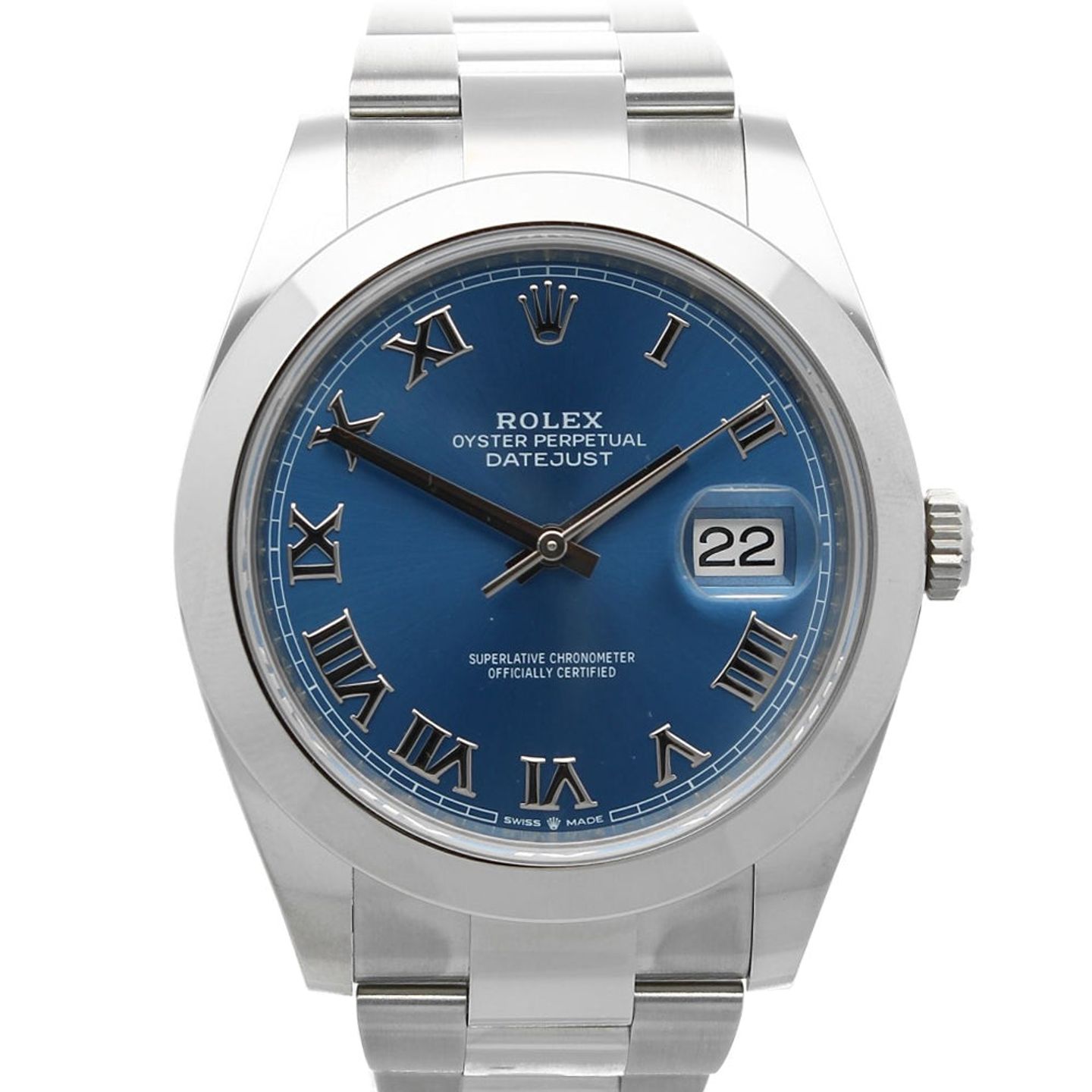 Rolex Datejust 41 126300 (2024) - Blue dial 41 mm Steel case (1/6)