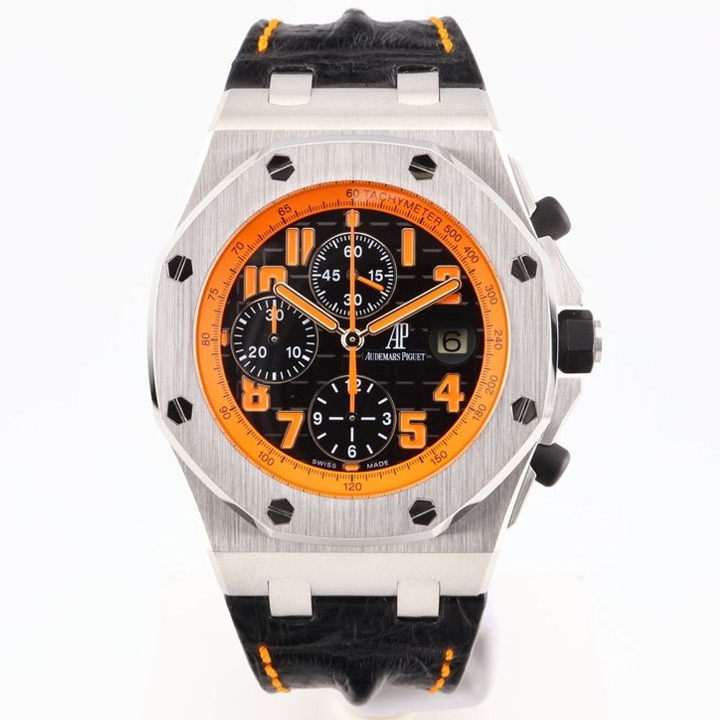 Audemars Piguet Royal Oak Offshore Chronograph Volcano 26170ST.OO.D101CR.01 (Onbekend (willekeurig serienummer)) - Oranje wijzerplaat 42mm Staal (1/1)