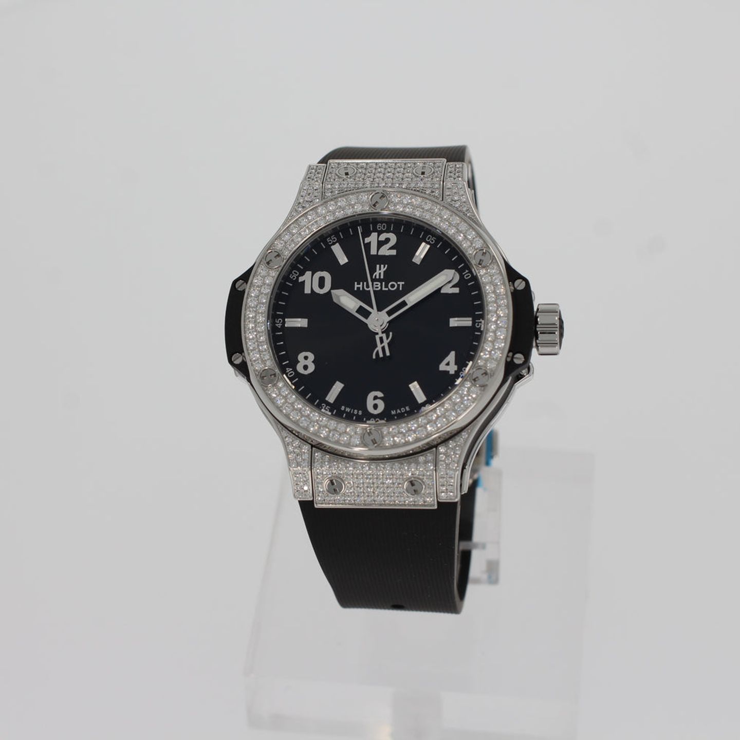 Hublot Big Bang 38 mm 361.SX.1270.RX.1704 (2024) - Zwart wijzerplaat 38mm Staal (1/4)