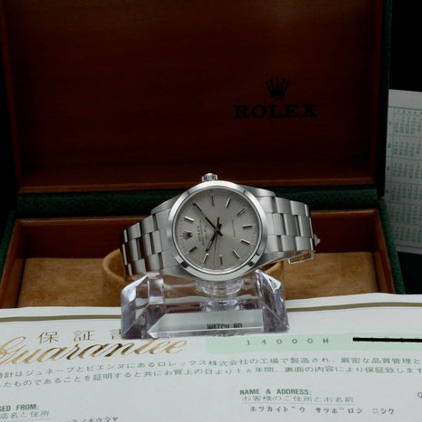 Rolex Air-King 14000M (2002) - Silver dial 34 mm Steel case (3/7)