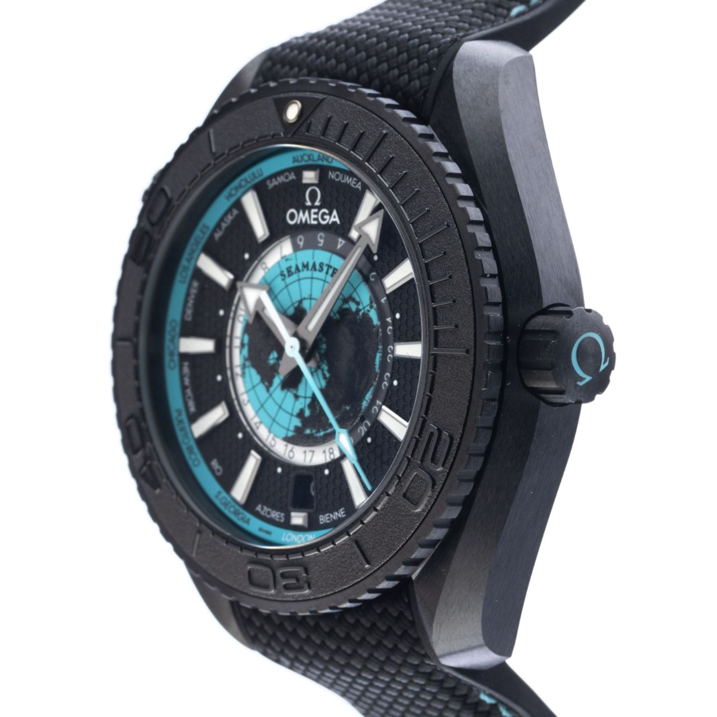 Omega Seamaster Planet Ocean Chronograph 215.92.46.51.01.003 (2025) - Black dial 46 mm Ceramic case (4/7)