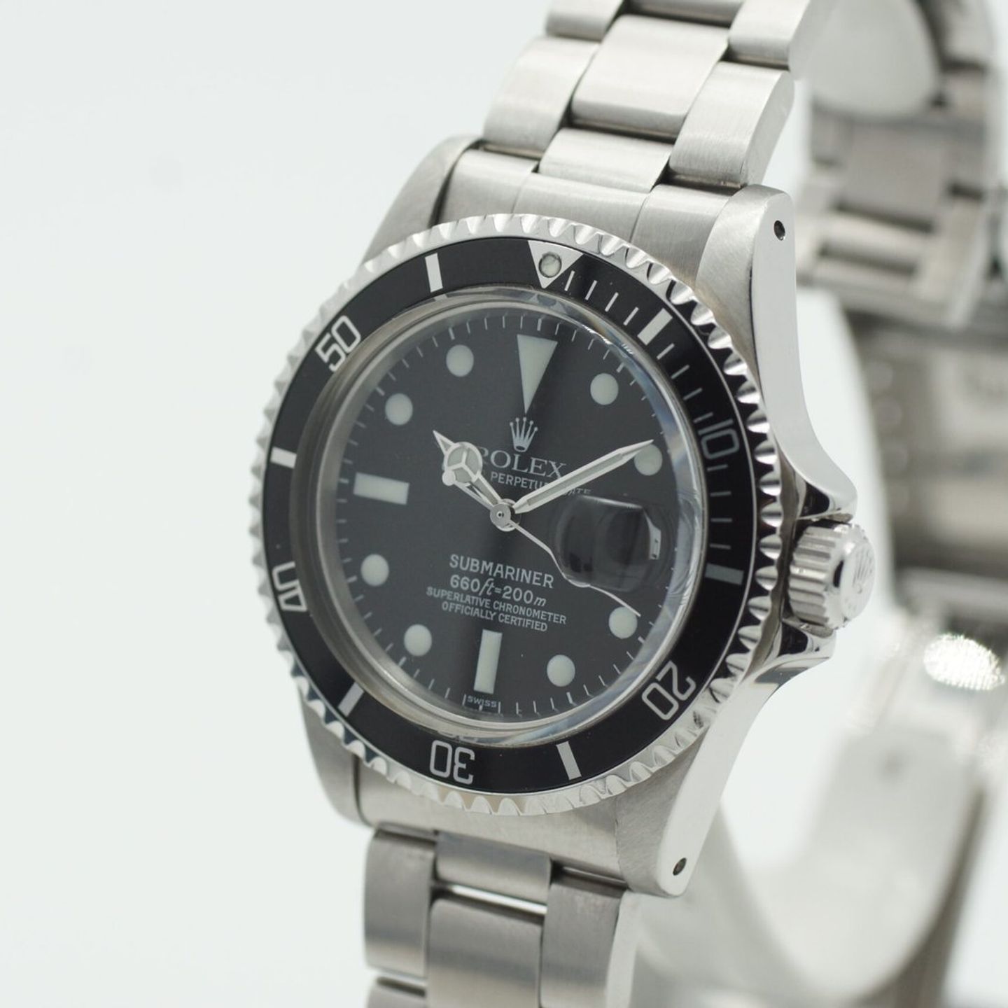 Rolex Submariner Date 1680 (1979) - Zwart wijzerplaat 40mm Staal (3/8)