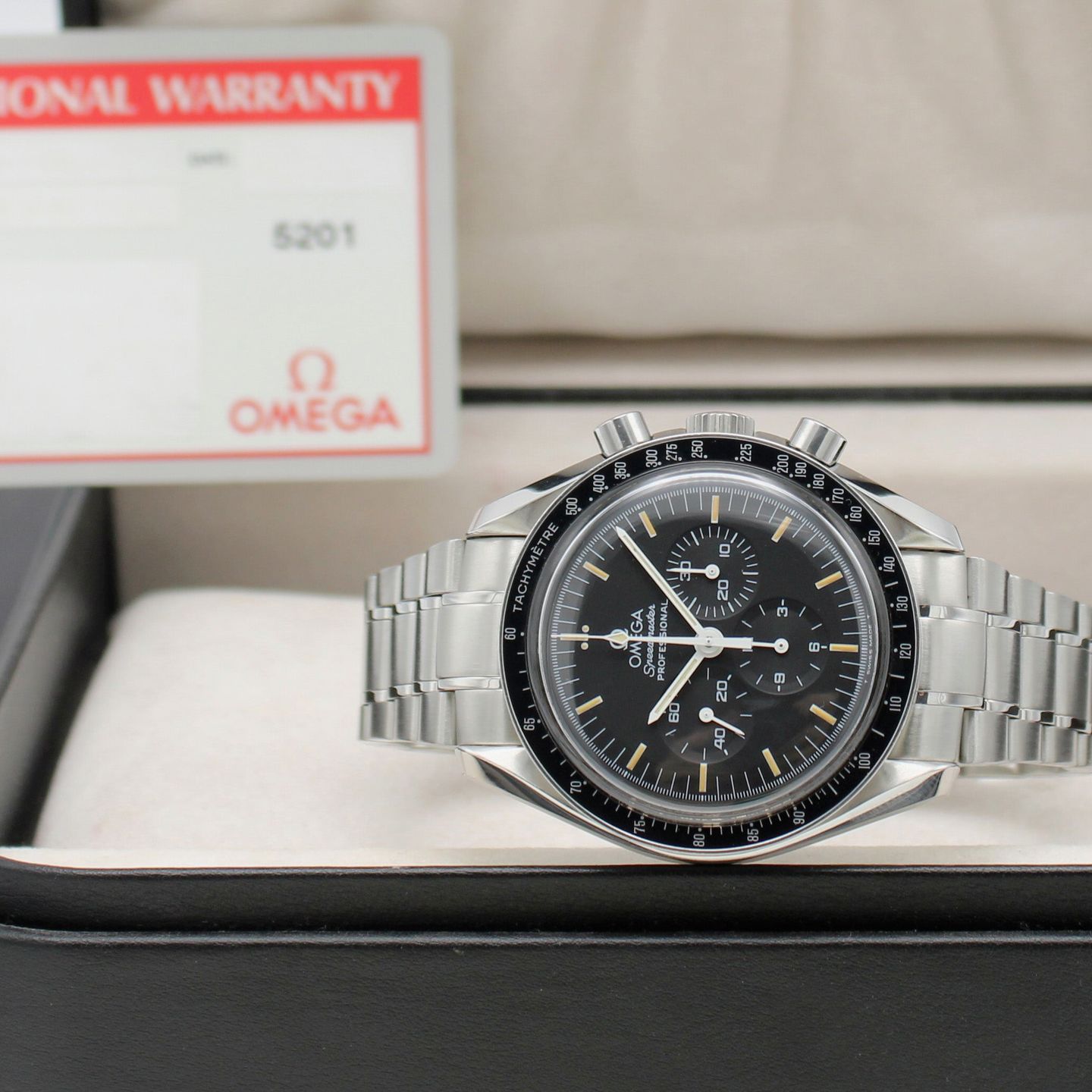 Omega Speedmaster Professional Moonwatch 3590.50 (1998) - Black dial 42 mm Steel case (3/8)