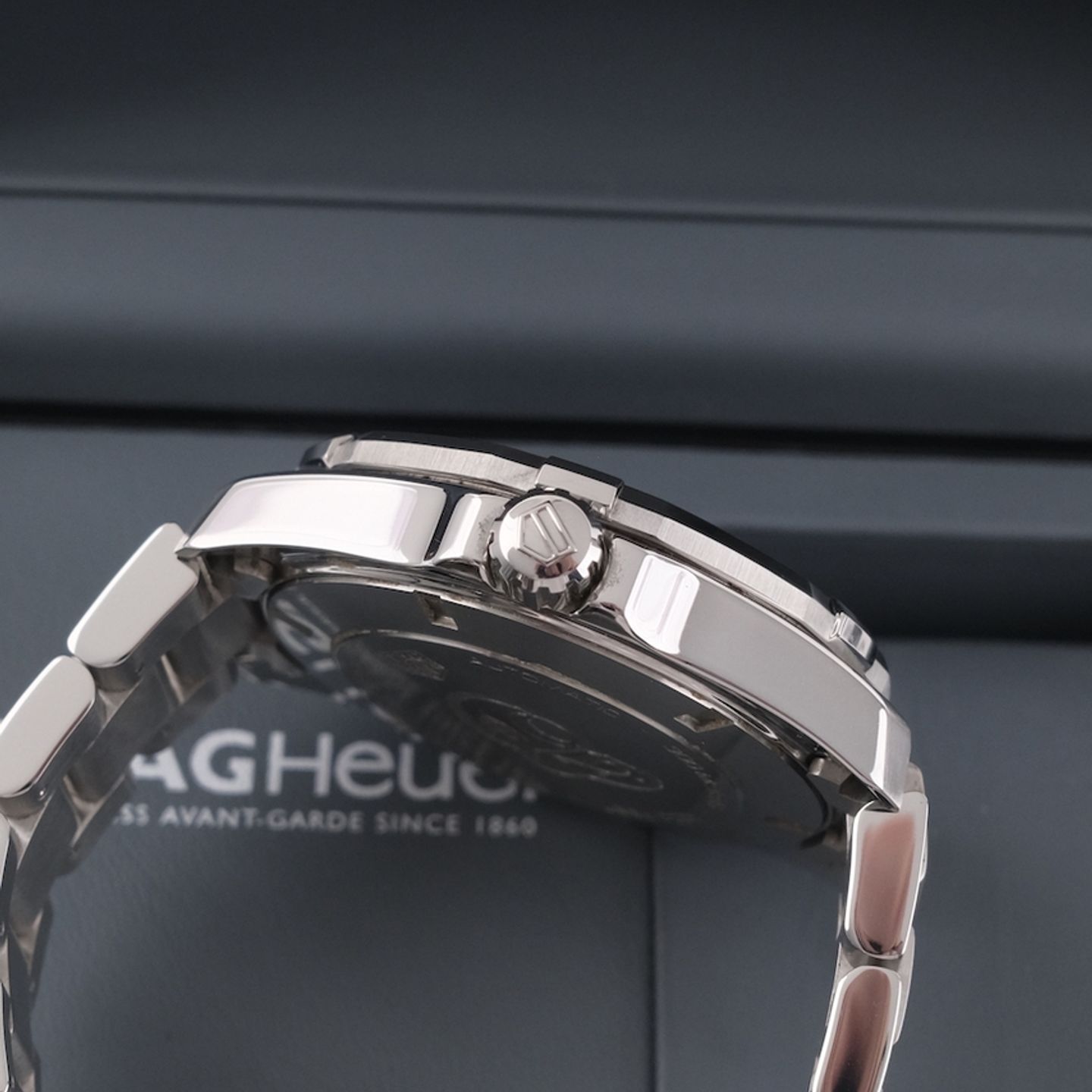 TAG Heuer Aquaracer 300M WAY201A.BA0927 (2021) - Zwart wijzerplaat 43mm Staal (7/8)