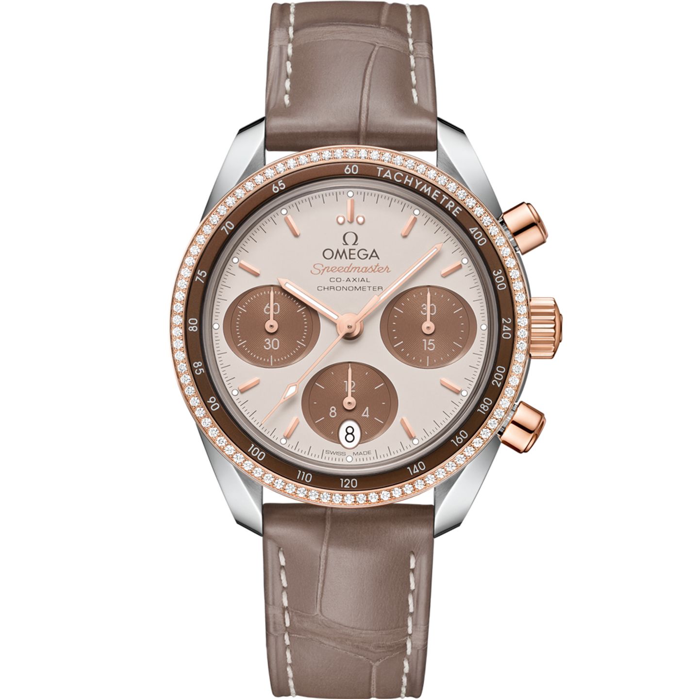 Omega Speedmaster 324.28.38.50.02.002 (2025) - Beige wijzerplaat 38mm Staal (1/1)