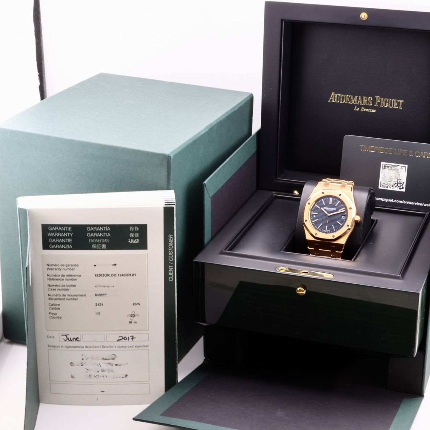 Audemars Piguet Royal Oak Jumbo 15202OR.OO.1240OR.01 - (3/4)