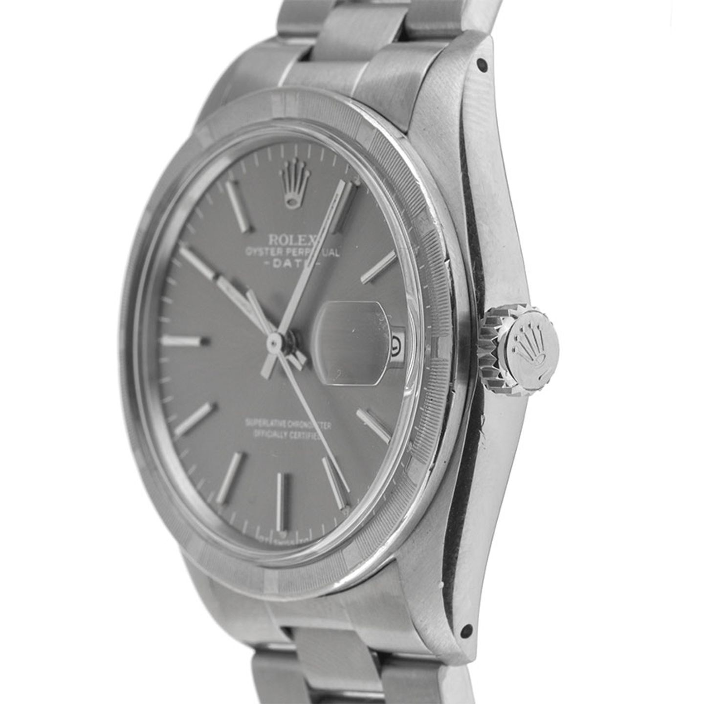 Rolex Oyster Perpetual Date 1501 (1975) - 34mm Staal (4/8)