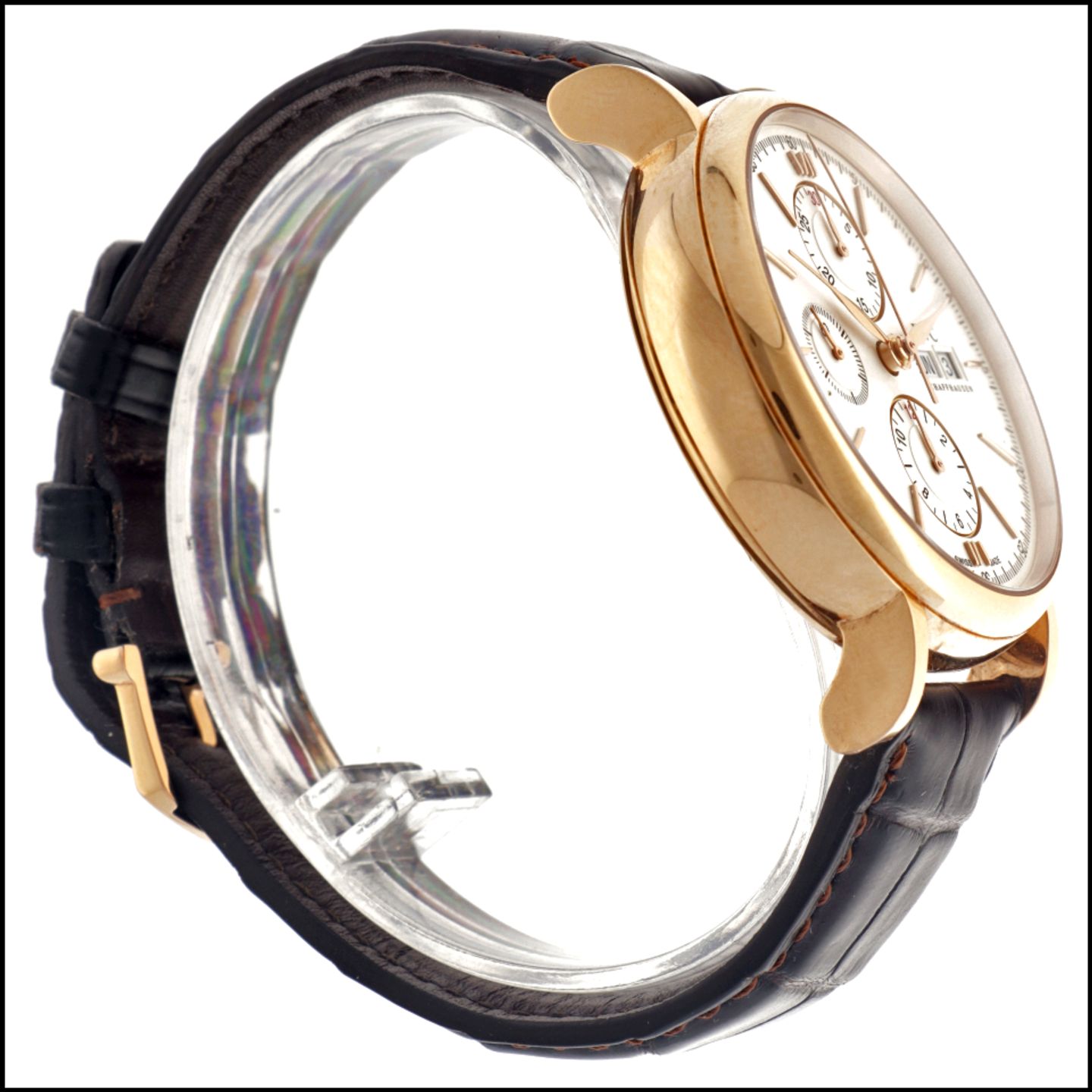 IWC Portofino Chronograph IW391020 (2022) - White dial 42 mm Red Gold case (3/6)