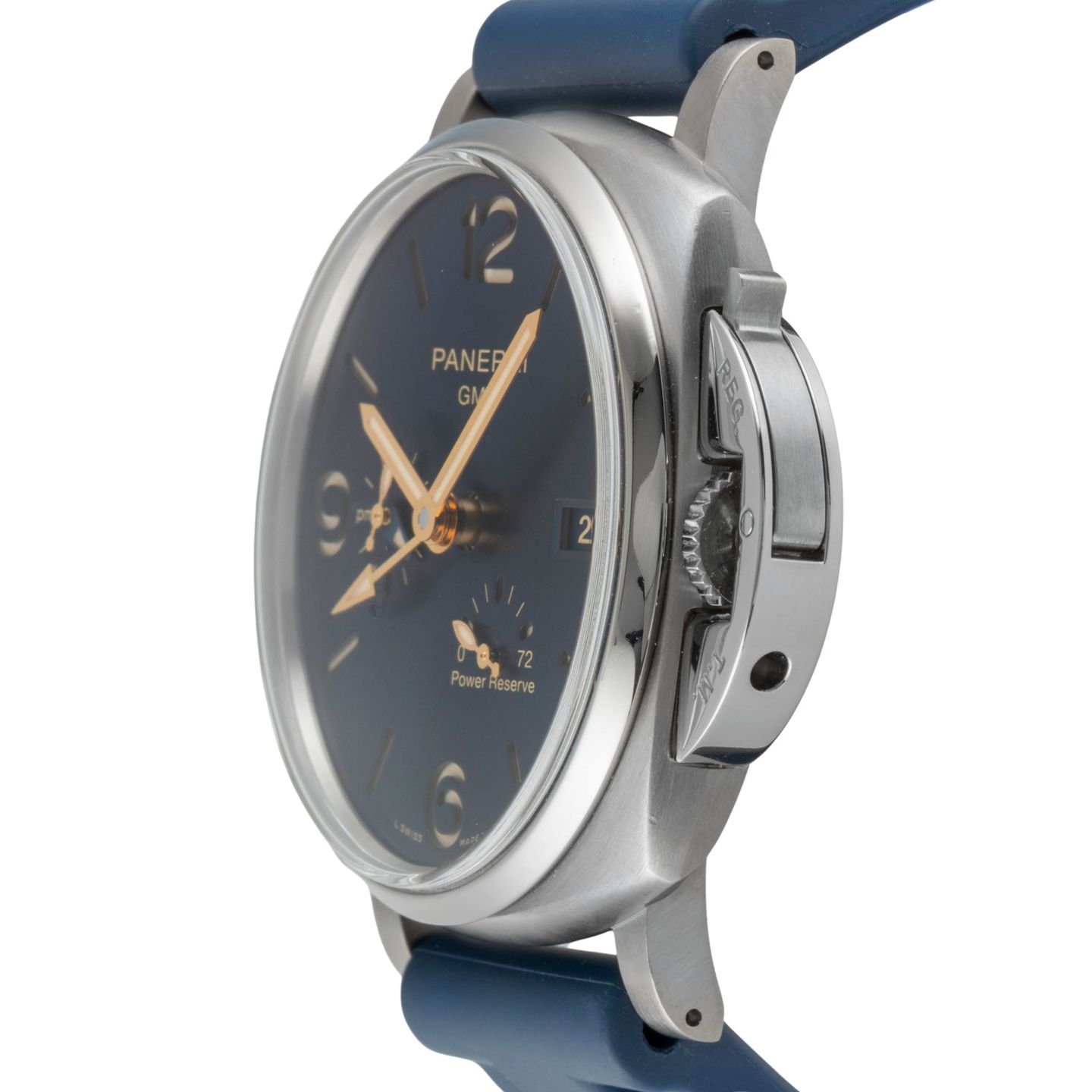 Panerai Luminor Due PAM00964 (Unknown (random serial)) - Blue dial 45 mm Titanium case (6/8)