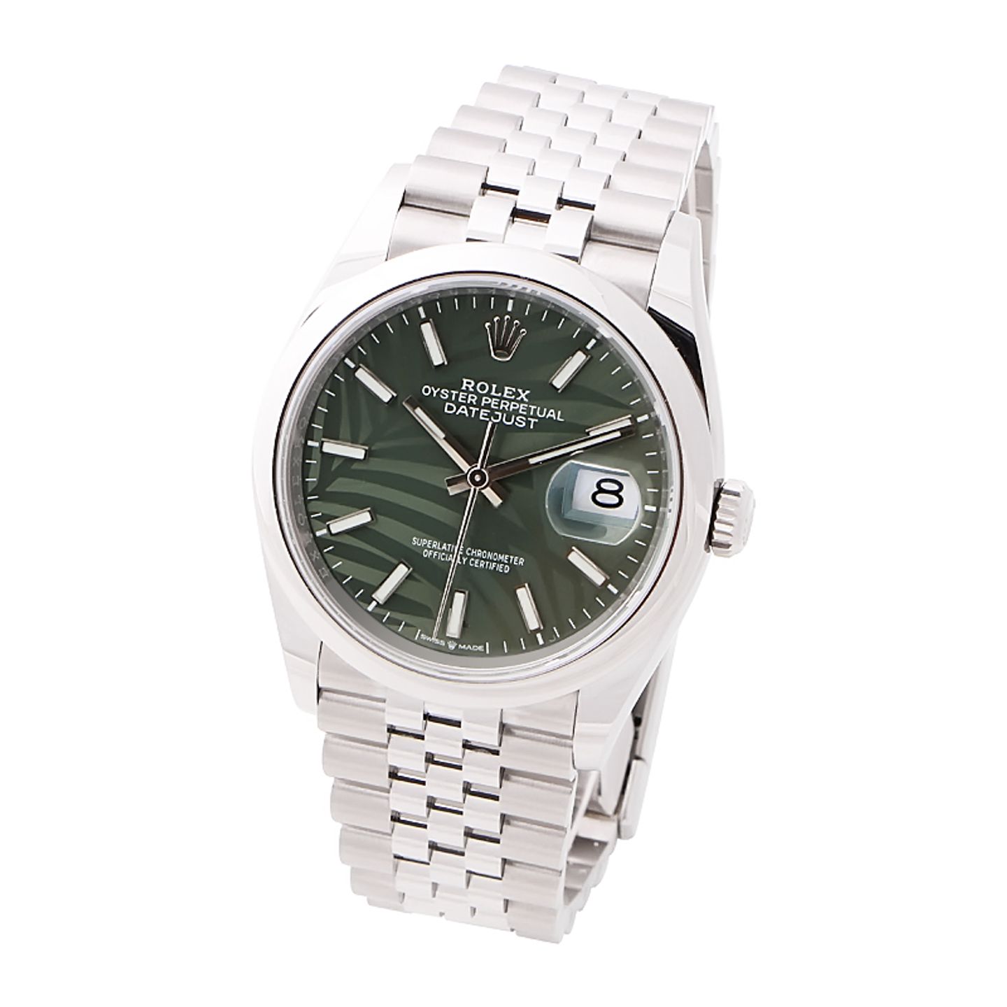 Rolex Datejust 36 126200 (2023) - Groen wijzerplaat 36mm Staal (2/4)