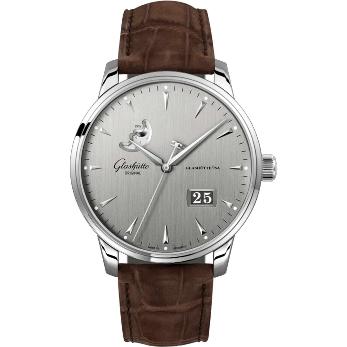 Glashütte Original Senator Excellence 1-36-04-03-02-31 (2026) - Grijs wijzerplaat 40mm Staal (1/1)