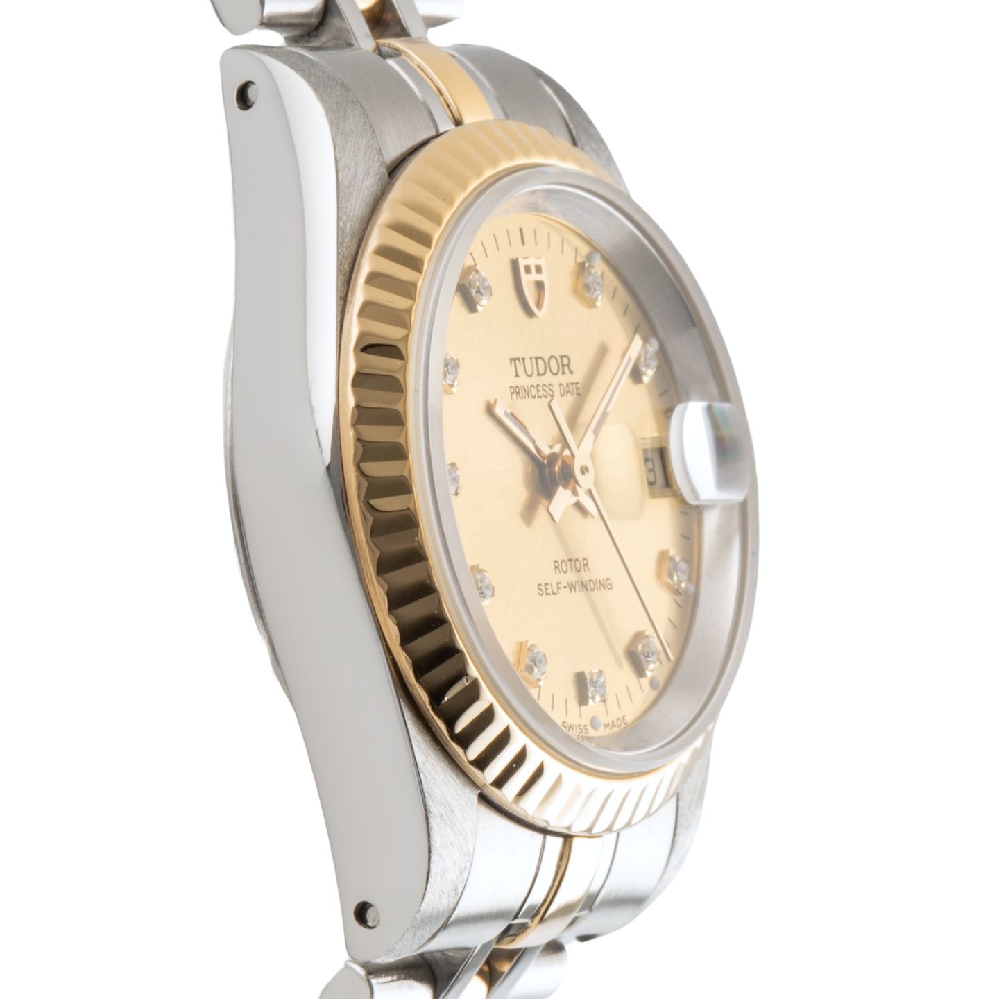 Tudor Prince Date 25500TN (Onbekend (willekeurig serienummer)) - Zwart wijzerplaat 42mm Titanium (7/8)