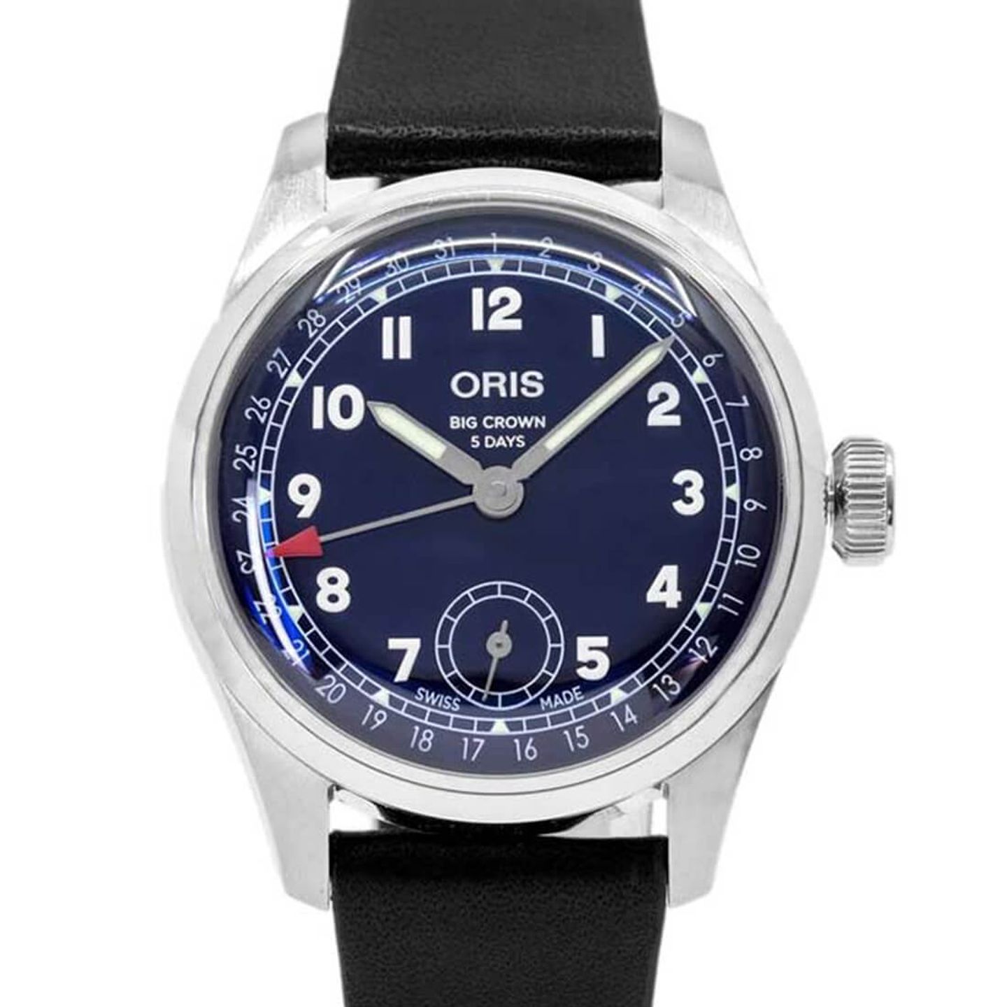 Oris Big Crown Pointer Date 01 403 7776 4065-07 5 19 11 (2023) - Blauw wijzerplaat 38mm Staal (2/2)