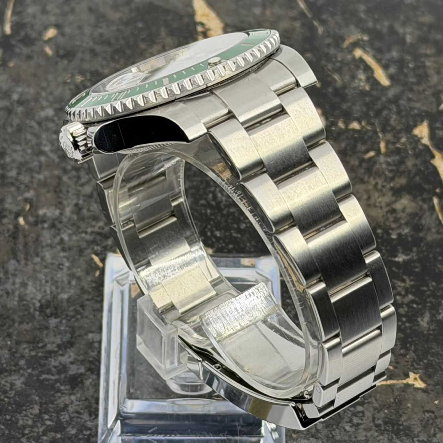 Rolex Submariner Date 116610LV (2016) - Green dial 40 mm Steel case (8/8)