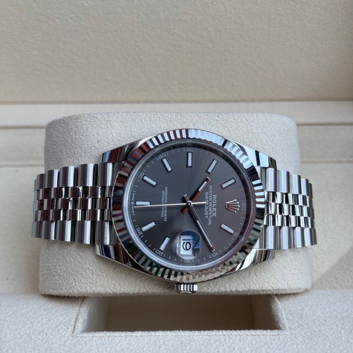 Rolex Datejust 41 126334 (2025) - Grey dial 41 mm Steel case (7/7)