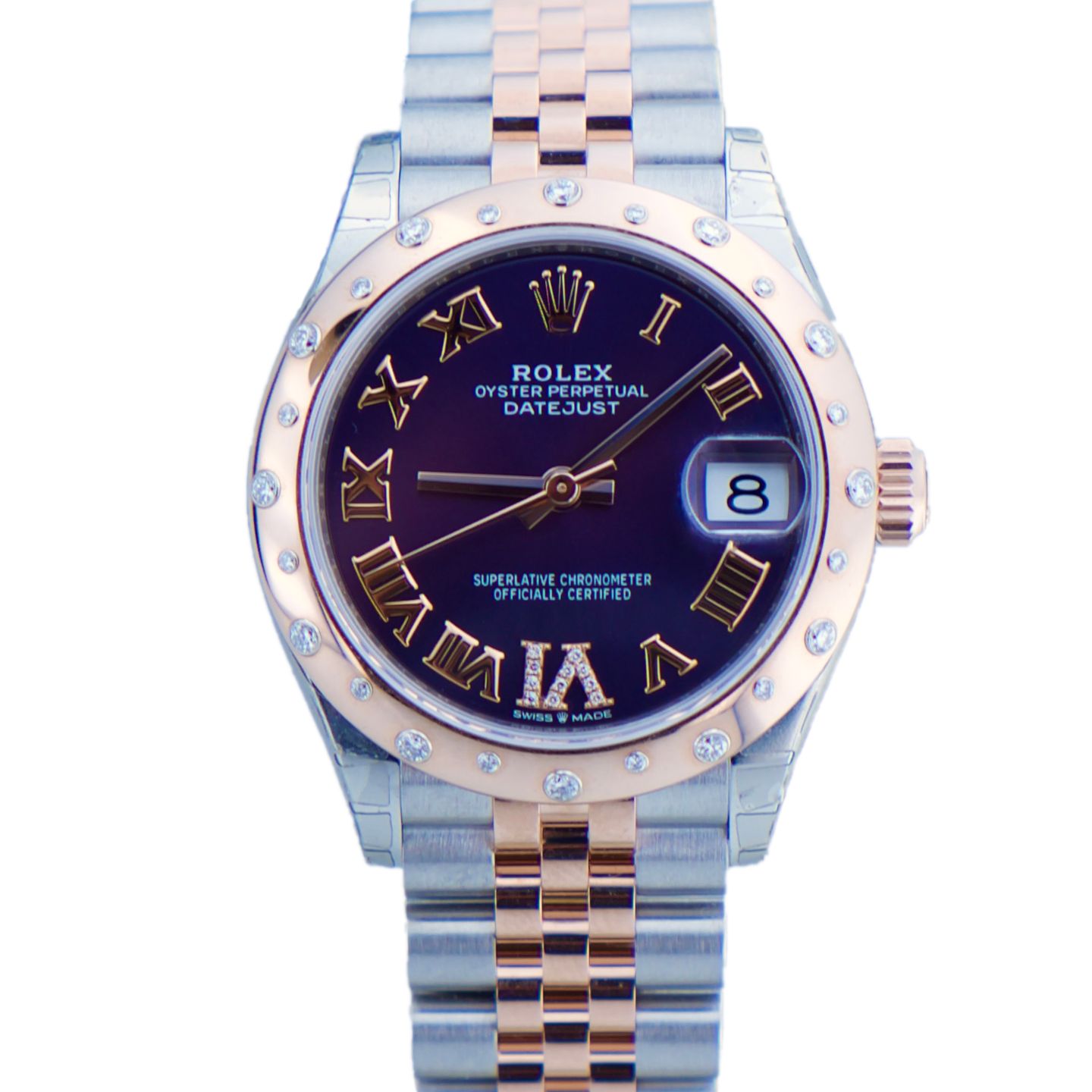 Rolex Datejust 31 278341RBR (2020) - Purple dial 31 mm Steel case (1/1)