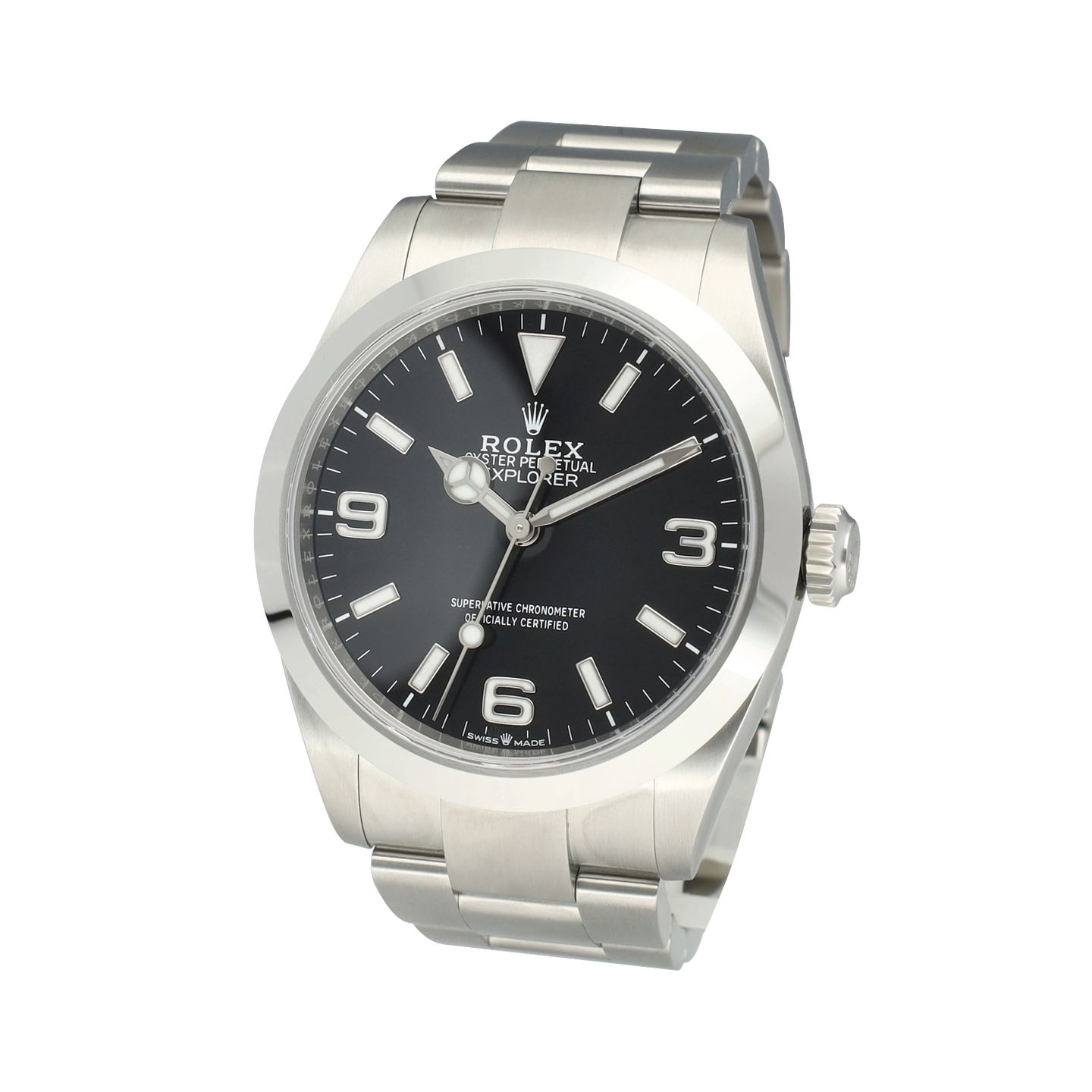 Rolex Explorer 224270 (2023) - Black dial 40 mm Steel case (4/8)