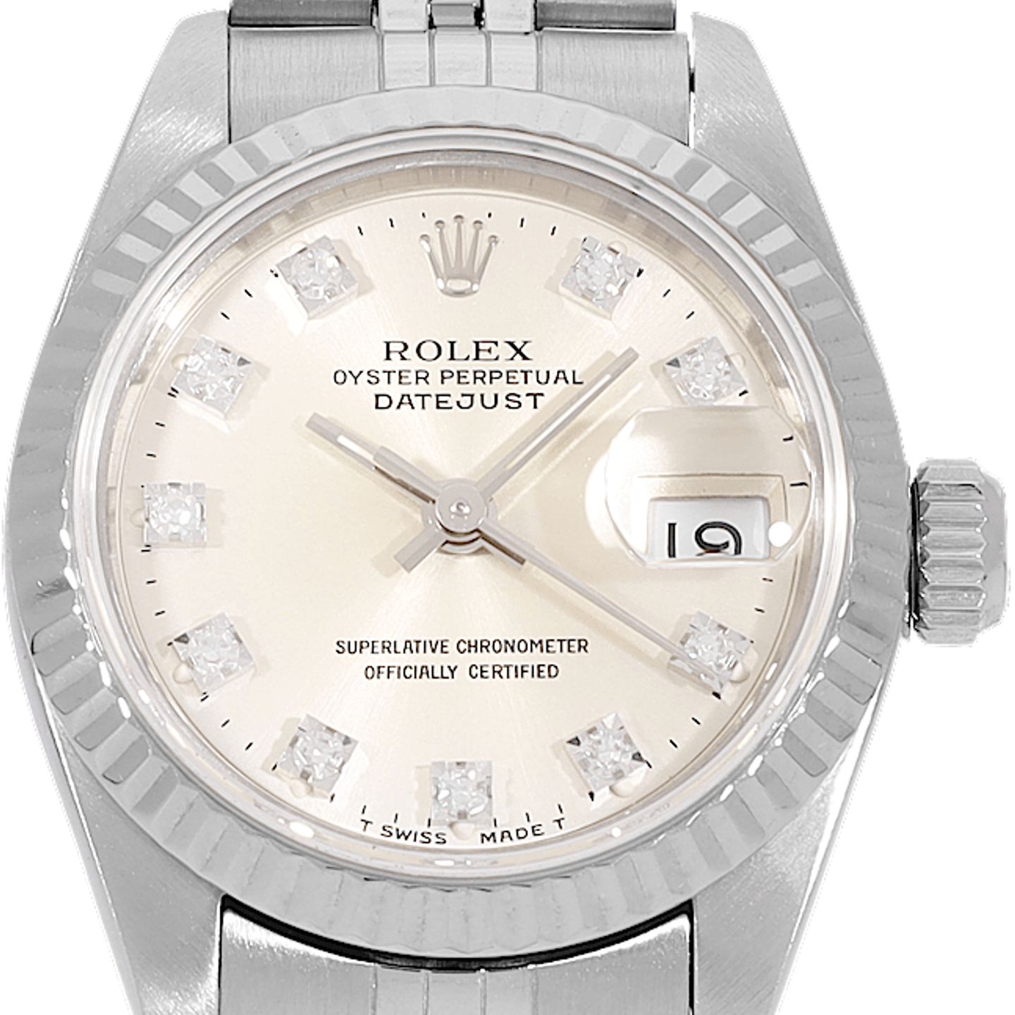 Rolex Lady-Datejust 69174 (1994) - 26mm Staal (1/5)