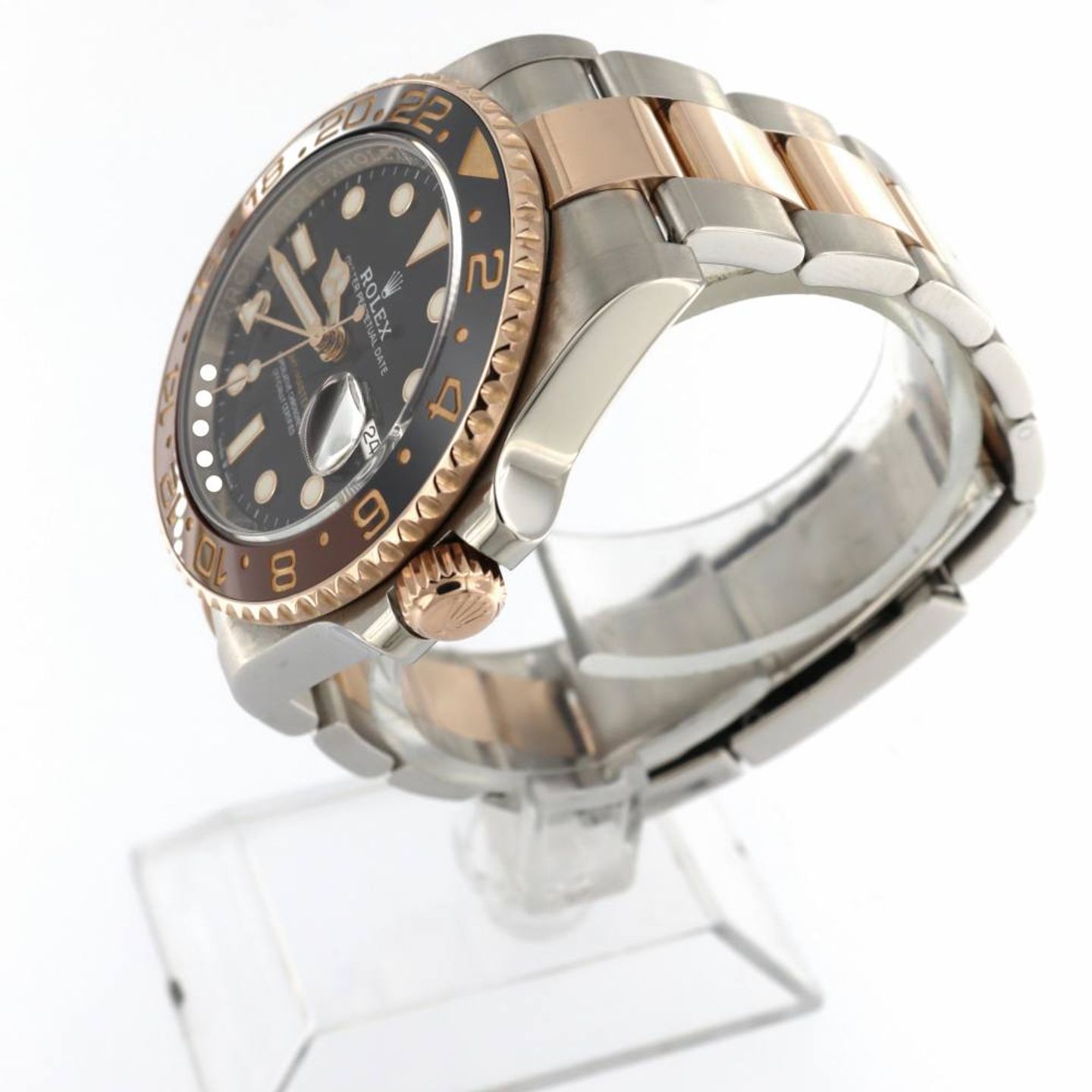 Rolex GMT-Master II 126711CHNR (2019) - Zwart wijzerplaat 40mm Goud/Staal (2/6)