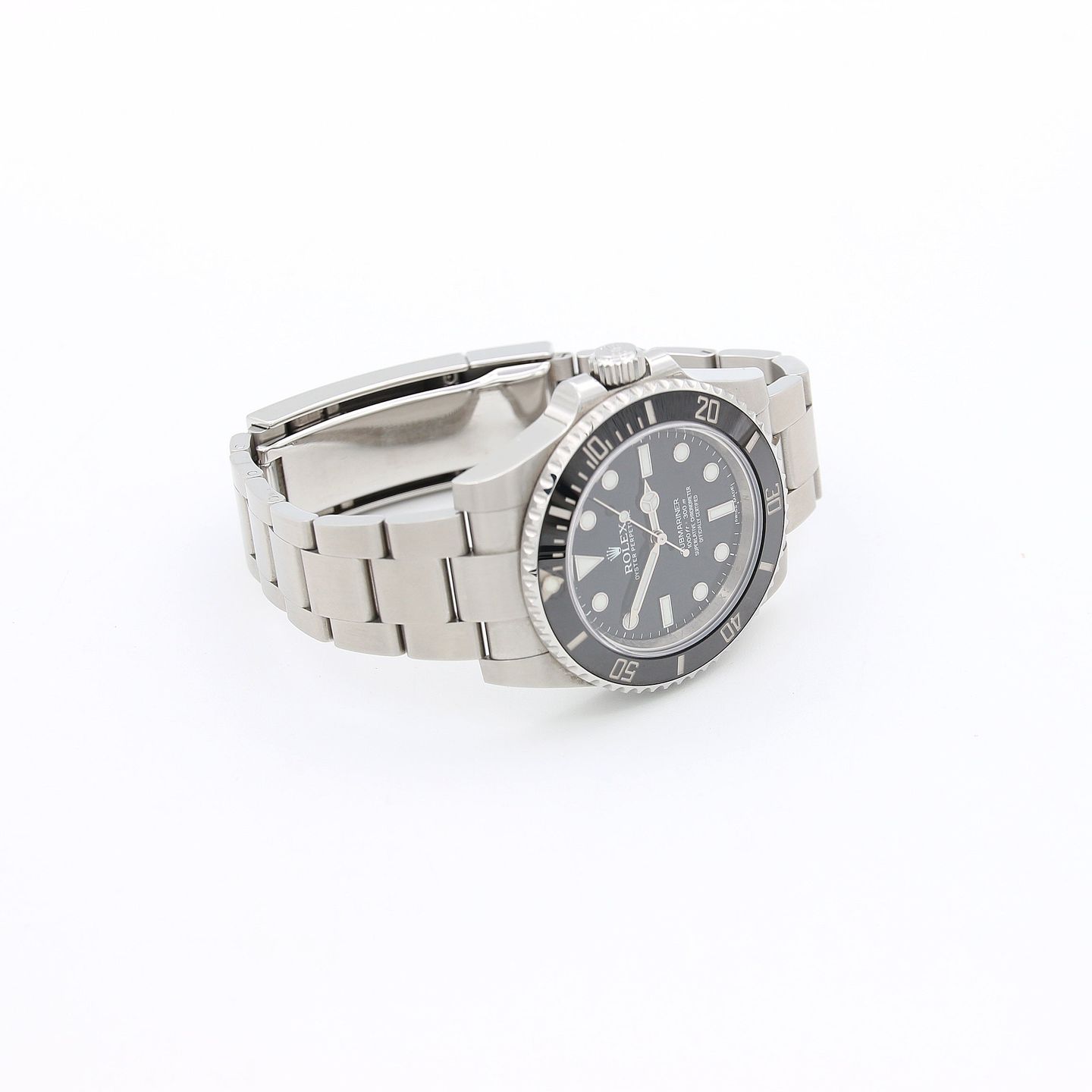 Rolex Submariner No Date 114060 (Onbekend (willekeurig serienummer)) - Zwart wijzerplaat 40mm Staal (7/8)